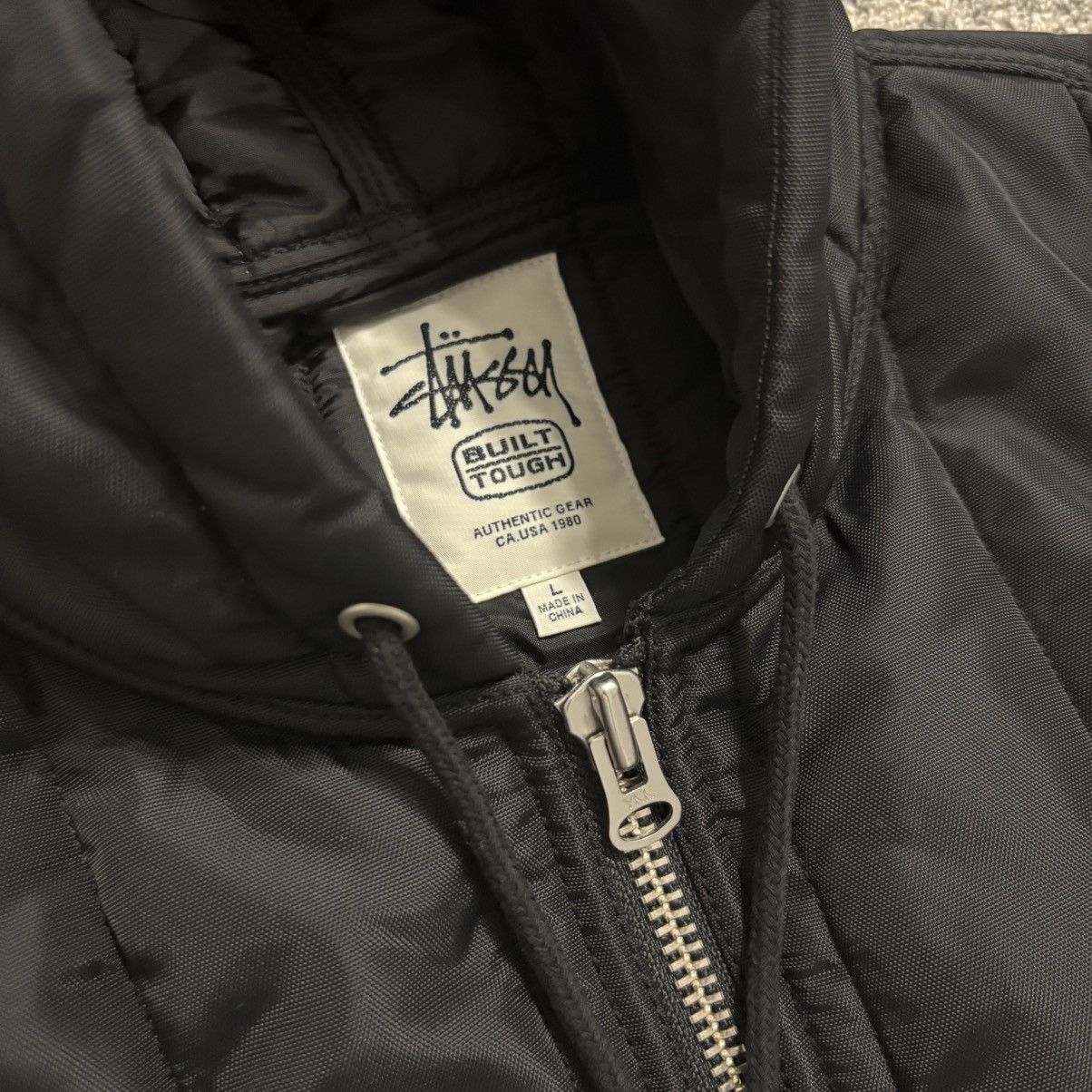 Stussy Stussy Nylon Quilted Work Jacket Black large Size US L / EU 52-54 / 3 - 3 Thumbnail