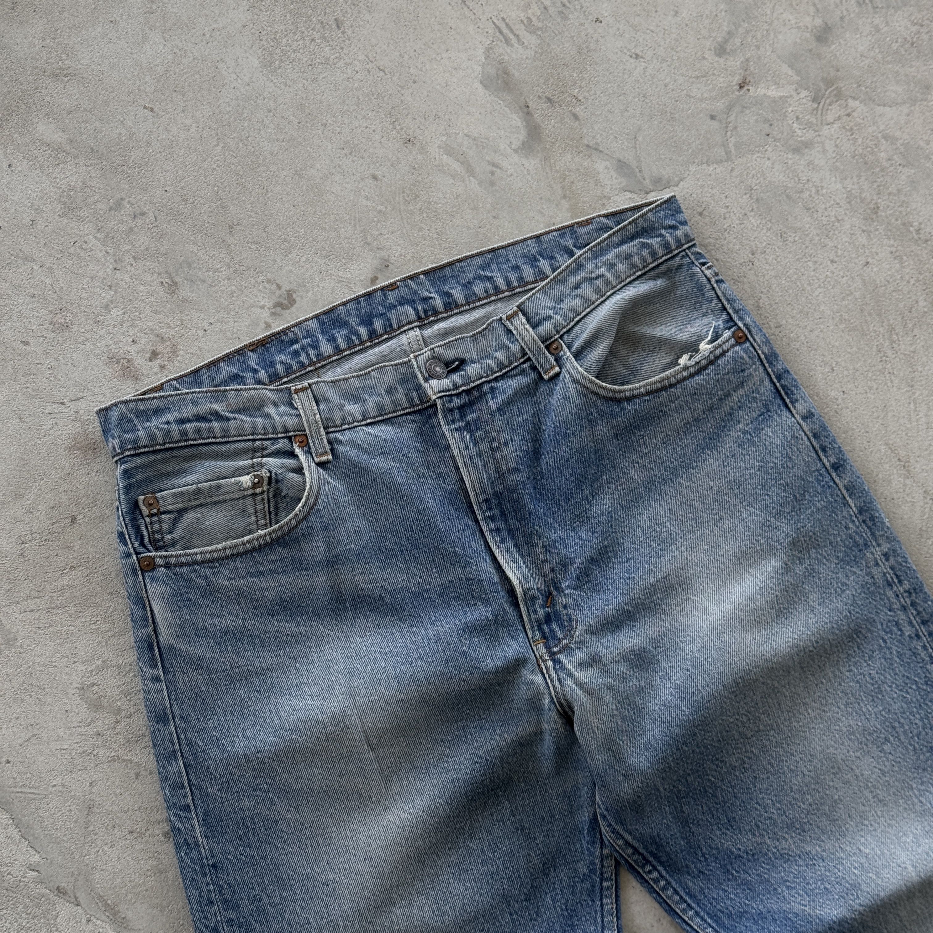 Levi's Vintage Levi’s 501 Straight Leg Denim Jeans Blue Made USA Size US 38 / EU 54 - 5 Thumbnail