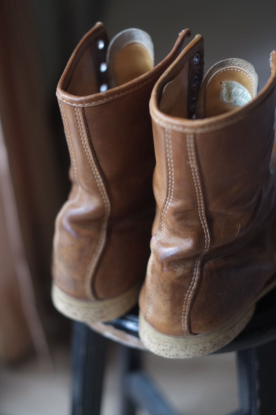 Vintage Vintage Unknown 1960s Moc Toe Boots 10D Size US 10 / EU 43 - 3 Thumbnail