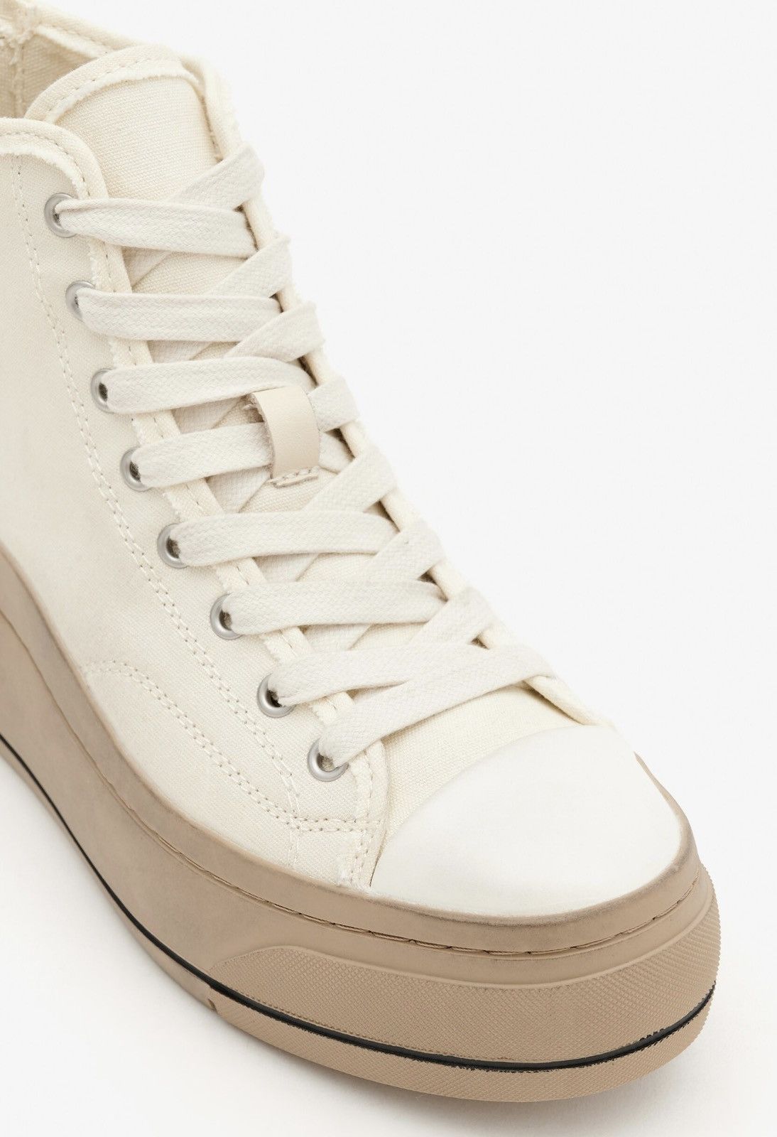 R13 R13 - Kurt Distressed Platform High Top Sneakers Size US 5 / IT 35 - 4 Thumbnail