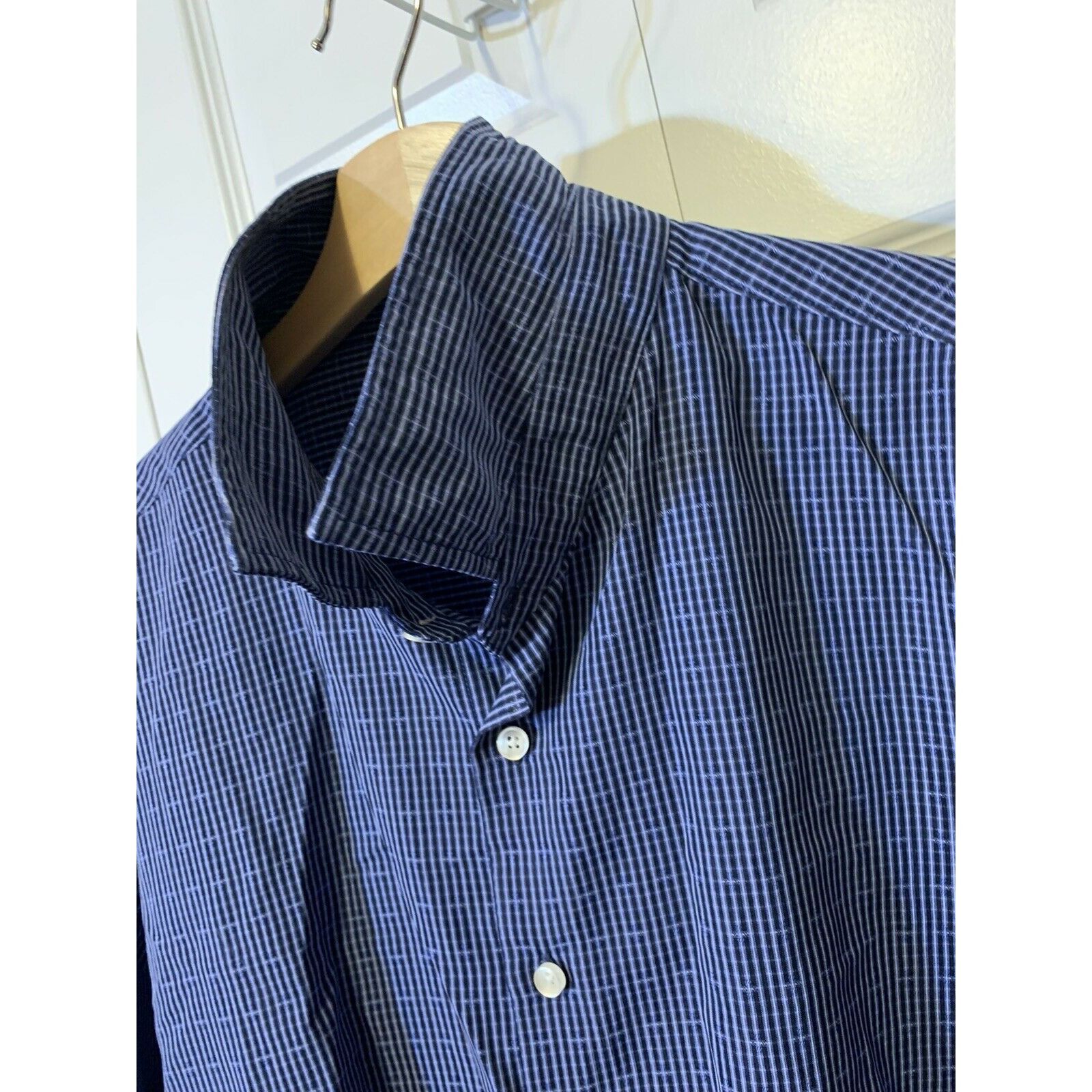 Raffi Linea Uomo Button Front Men’s Sz XXL Camp Shirt Blue Modern Size US XXL / EU 58 / 5 - 3 Thumbnail
