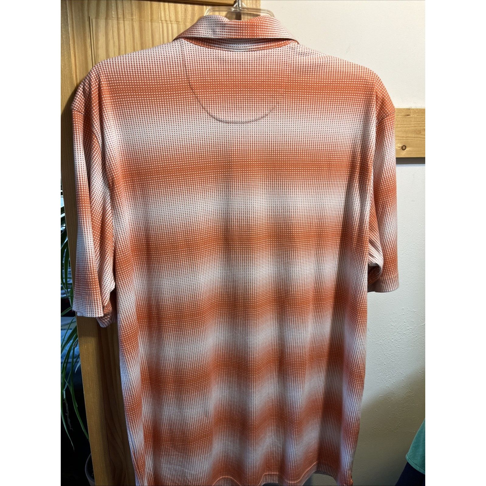 Greg Norman Greg Norman XL Polo Polyester Pima Cotton Blend White Orange Size US XL / EU 56 / 4 - 8 Thumbnail