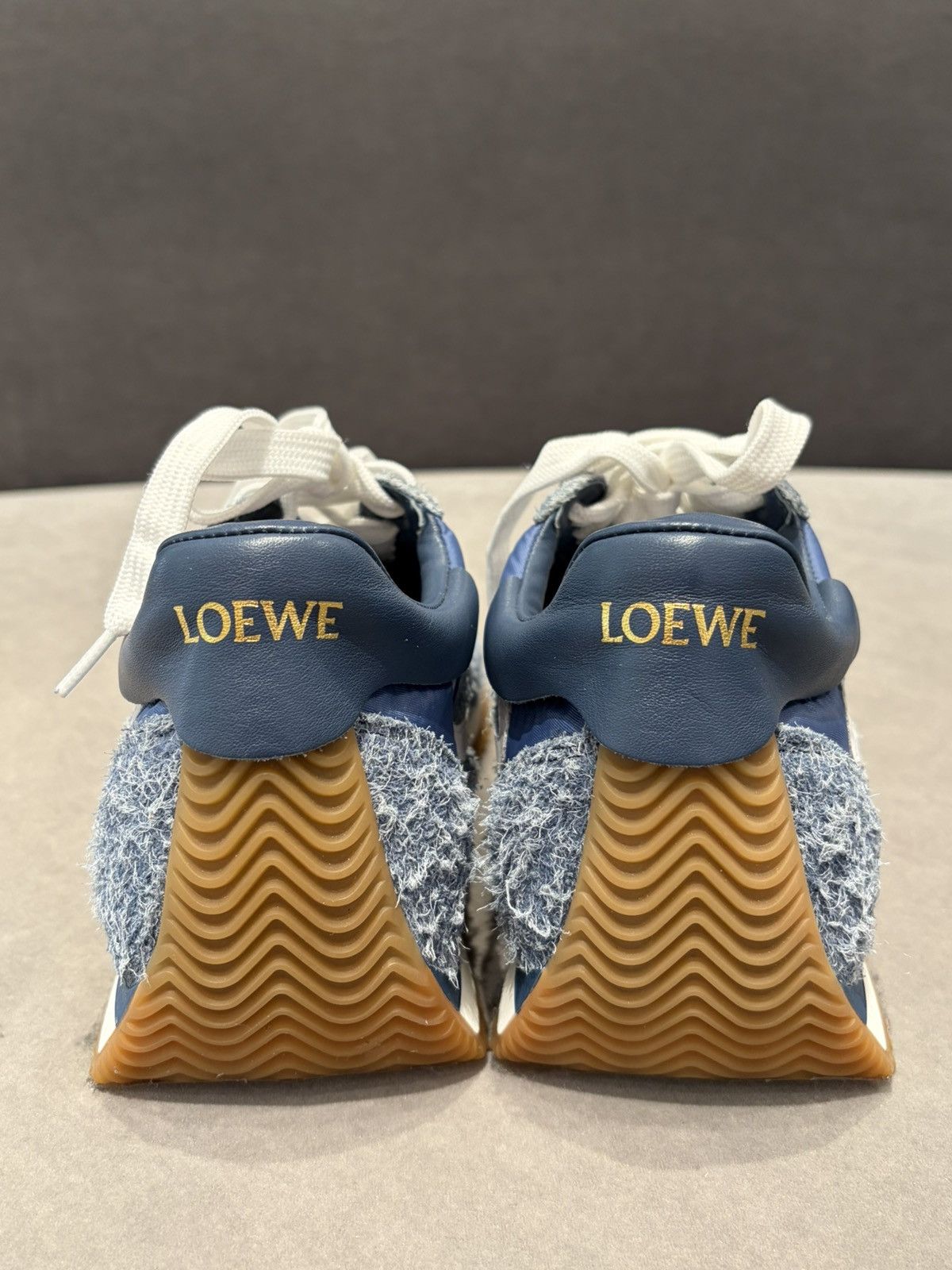 Loewe NIB Denim Flow Runner Sneakers - Blue, 36 Size US 6 / IT 36 - 4 Thumbnail