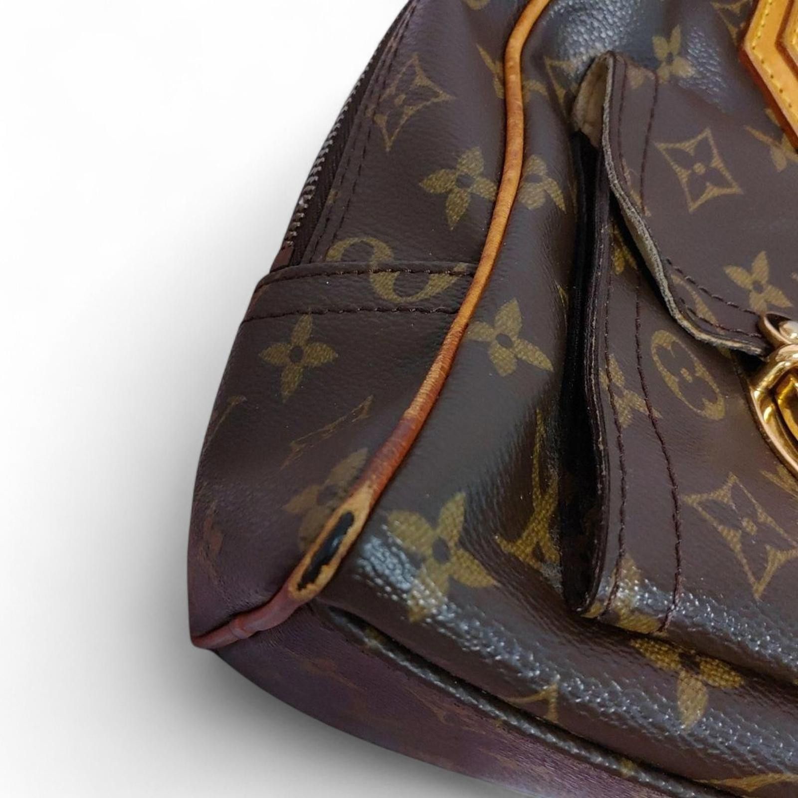 Louis Vuitton Louis Vuitton - Manhattan Monogram Canvas Handbag Leather Size ONE SIZE - 4 Thumbnail