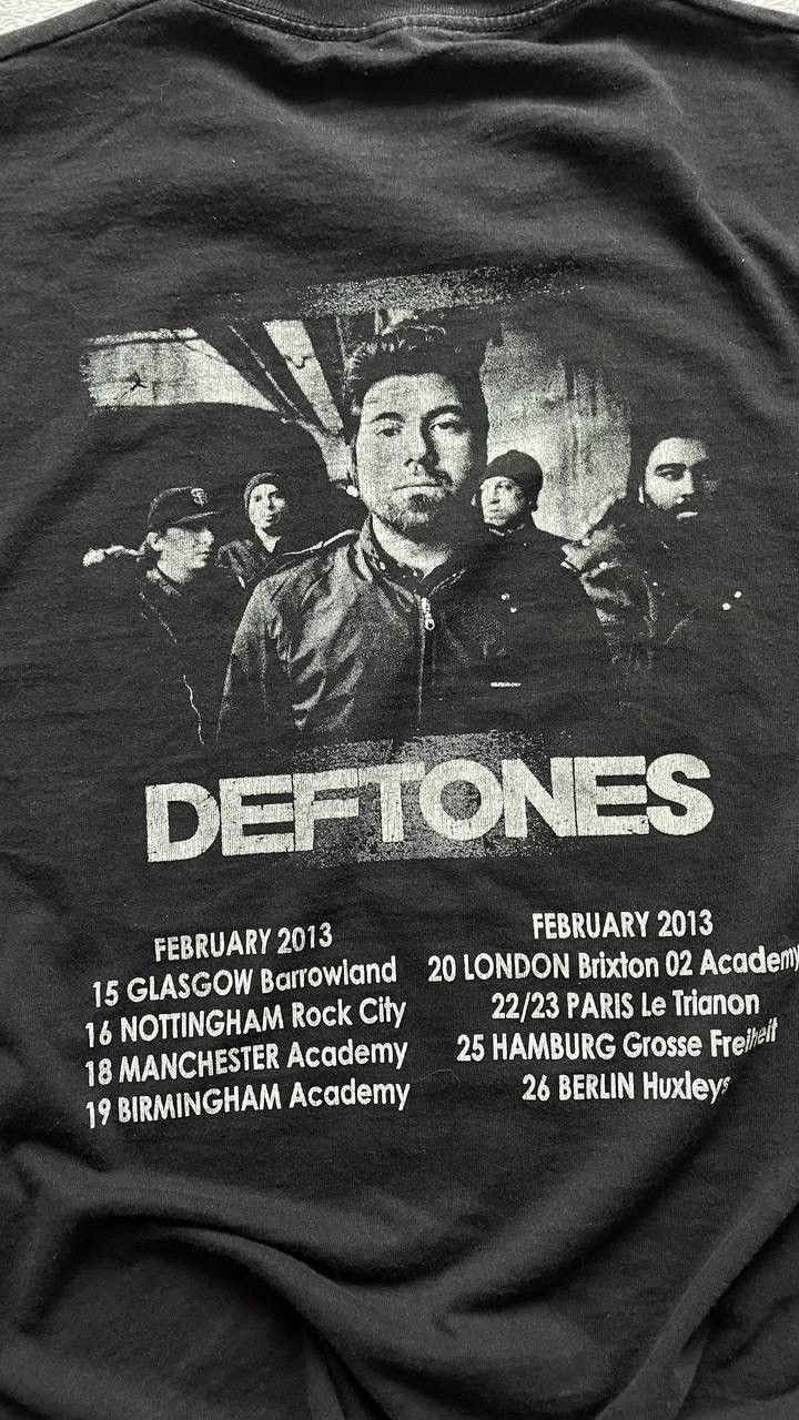 Band Tees Vintage Deftones Koi no yokan 2013 tour black t shirt Size US XL / EU 56 / 4 - 5 Thumbnail