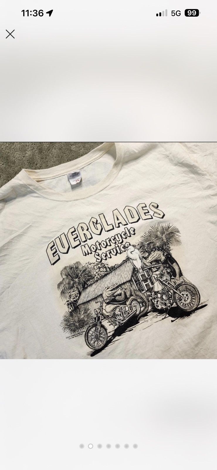 Vintage VINTAGE 2004 EVERGLADES MOTERCYCLE T SHIRT Y2K STYLE XXL 2XL Size US XXL / EU 58 / 5 - 2 Thumbnail