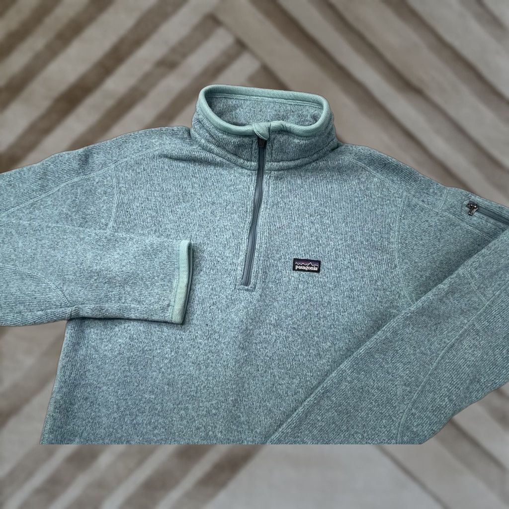 Patagonia Patagonia Better Sweater 1/4 Zip Pullover Fleece Jacket Womens M Red Teal 25615 Jacket Womens Medium Regular Zip Pockets Size M / US 6-8 / IT 42-44 - 1 Thumbnail