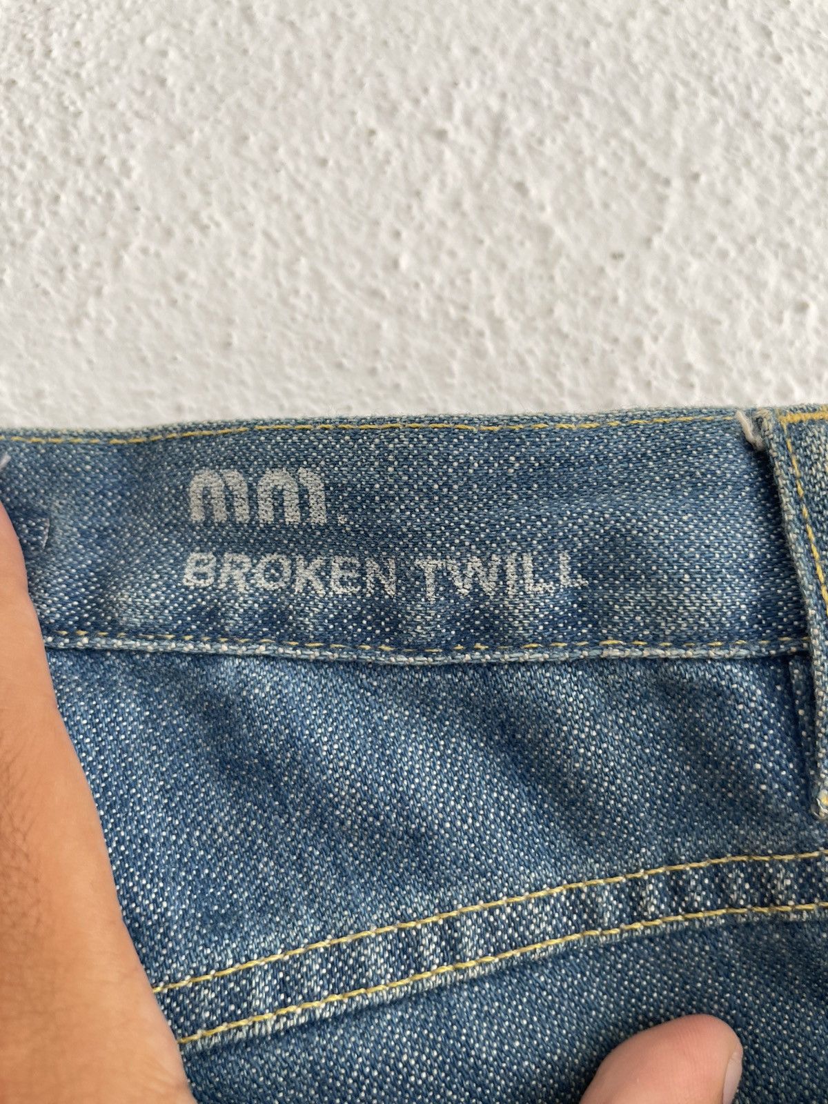 Miu Miu Miu Miu Broken Twill Bootcut Flare Jeans Size 28" / US 6 / IT 42 - 11 Thumbnail