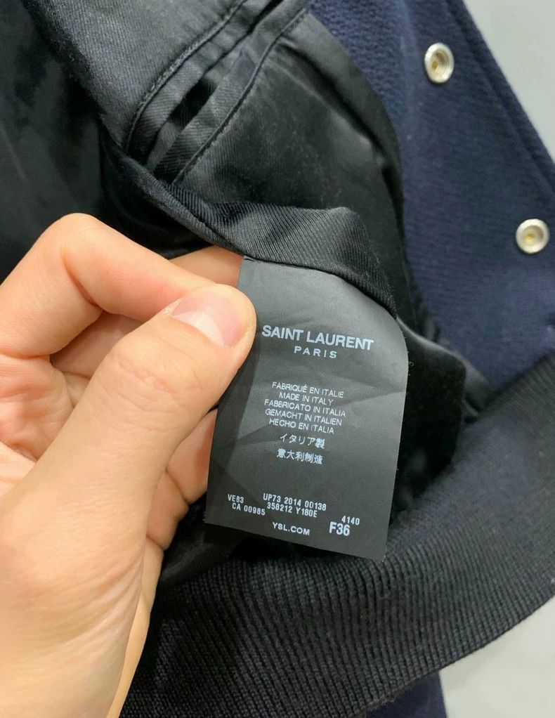 Saint Laurent Paris Saint Laurent Paris Collar baseball jacket-2506 Size US XS / EU 42 / 0 - 4 Thumbnail