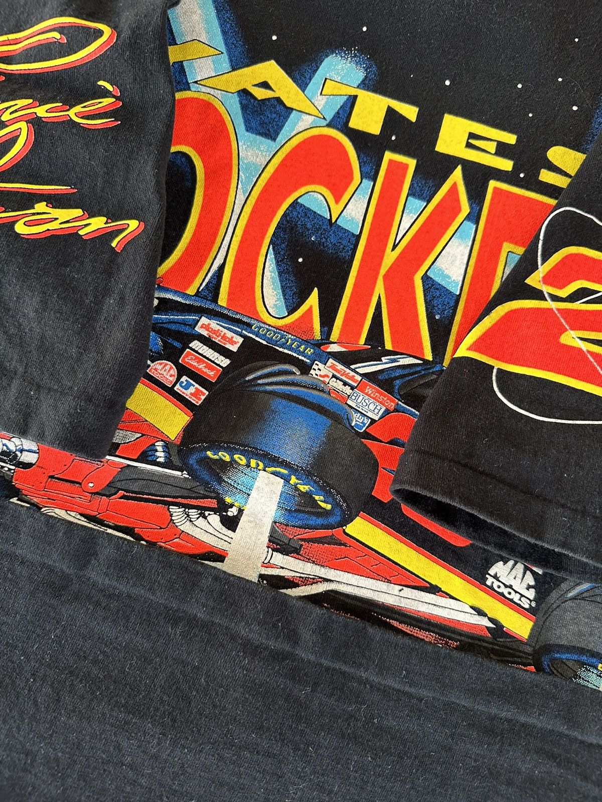 NASCAR × Vintage 90s Ernie Irvan Yates Rocket Nascar Space Racing AOP Tee Size US XXL / EU 58 / 5 - 3 Thumbnail
