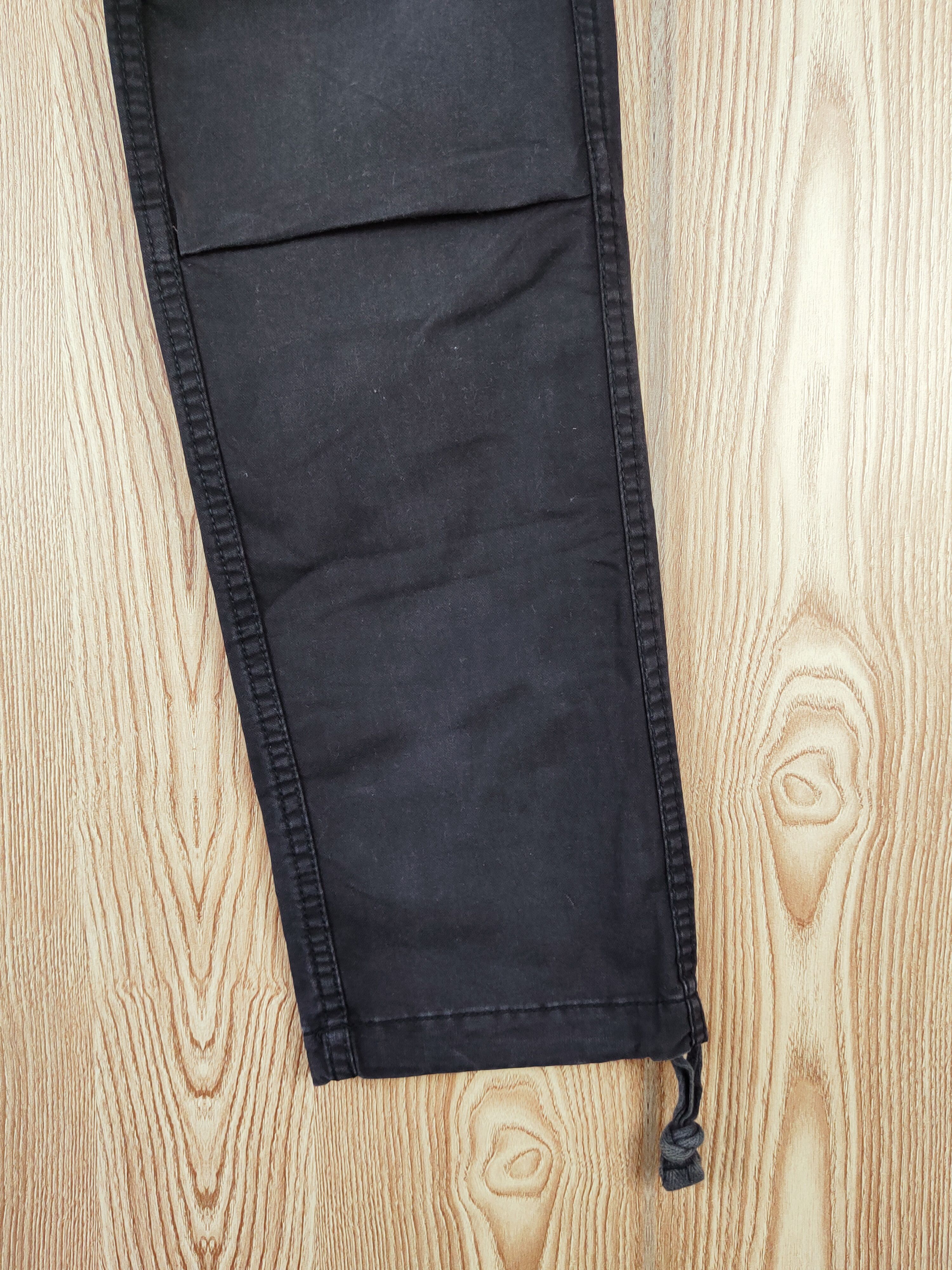 Japanese Brand Jungle Storm Black Multipocket Tactical Cargo Pants #W289 Size US 30 / EU 46 - 6 Thumbnail