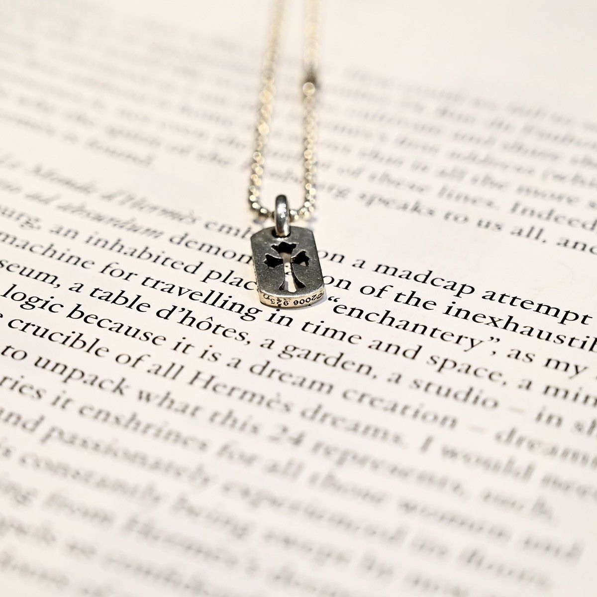 Chrome Hearts CHROME HEARTS DOG CROSS SILVER NECKLACE Size ONE SIZE - 14 Thumbnail