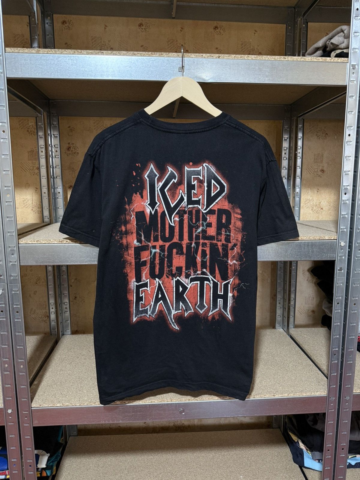 Band Tees × Vintage Vintage 2000’s Iced Earth Mother Fuckin T-Shirt Y2K Hype Size US L / EU 52-54 / 3 - 2 Thumbnail