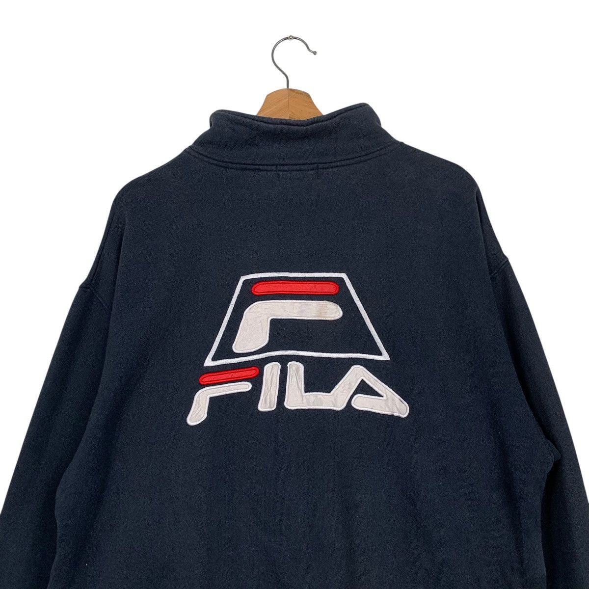 Fila Vintage Fila Big Logo Sweater Size US M / EU 48-50 / 2 - 8 Thumbnail