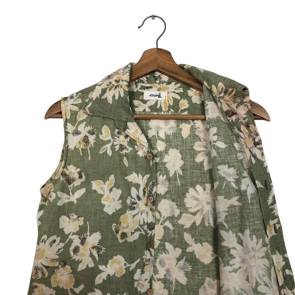 45rpm 🔥45RPM SLEEVELESS TANK FLORAL FULL PRINT Size US M / EU 48-50 / 2 - 14 Thumbnail