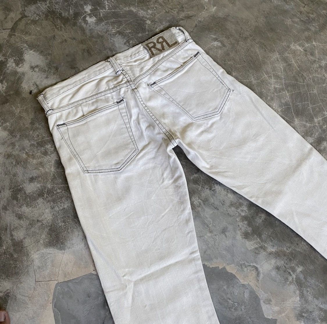 RRL Ralph Lauren Vintage Double RRL Ralph Lauren Stretch Skiny Fit Denim Size US 29 - 3 Thumbnail
