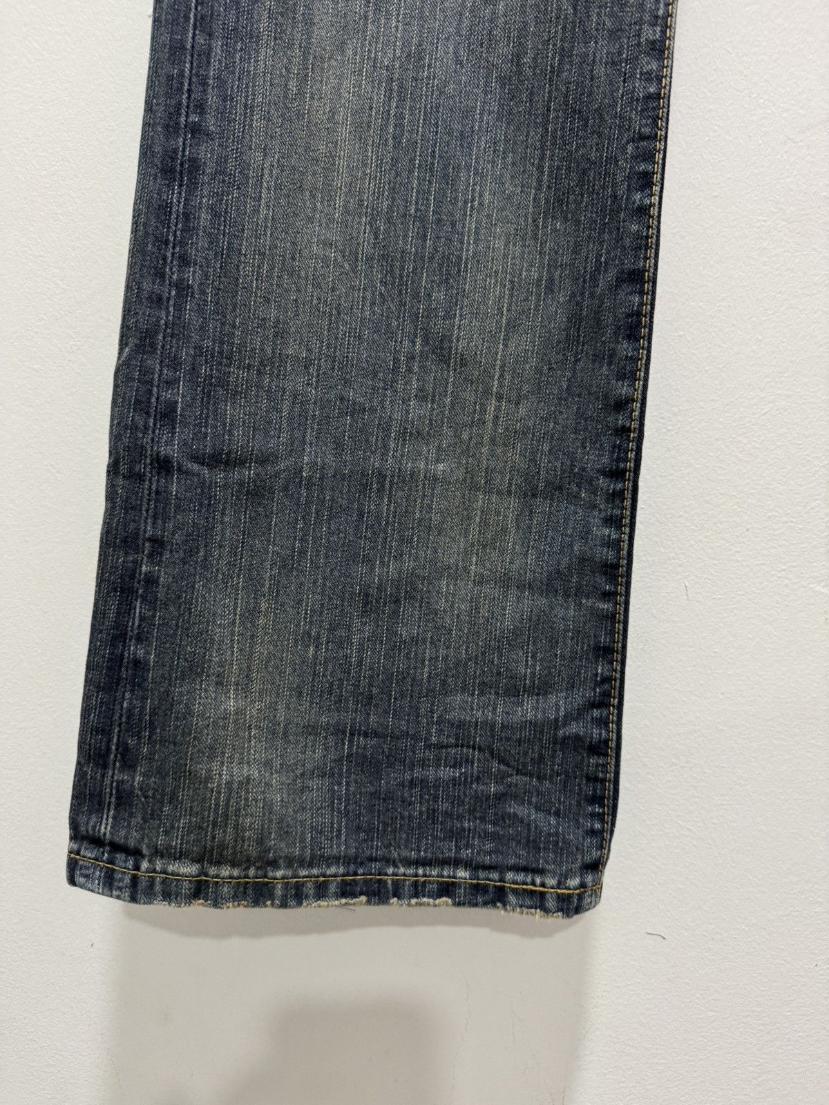 Lee VINTAGE LEE RIDER FLARED LEG DISTRESSED DENIM JEANS Size US 34 / EU 50 - 14 Thumbnail