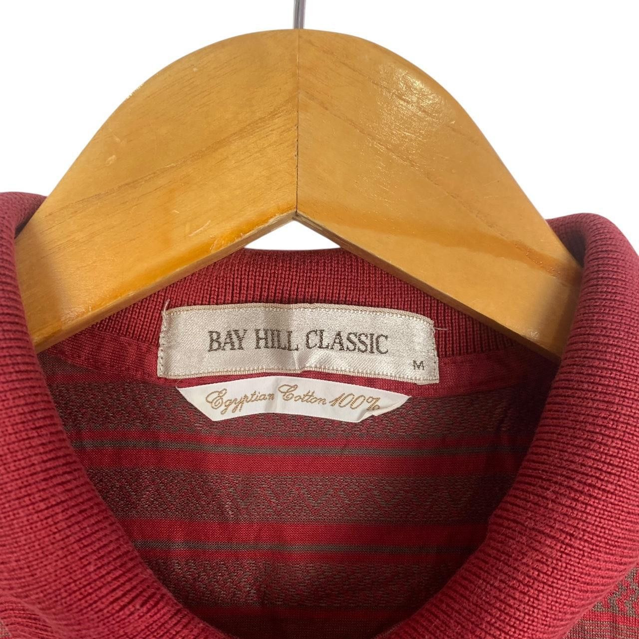 Vintage Vintage 90’ BAY HILL CLASSIC Egyptian Cotton Polo Tee Shirt Size US M / EU 48-50 / 2 - 3 Thumbnail
