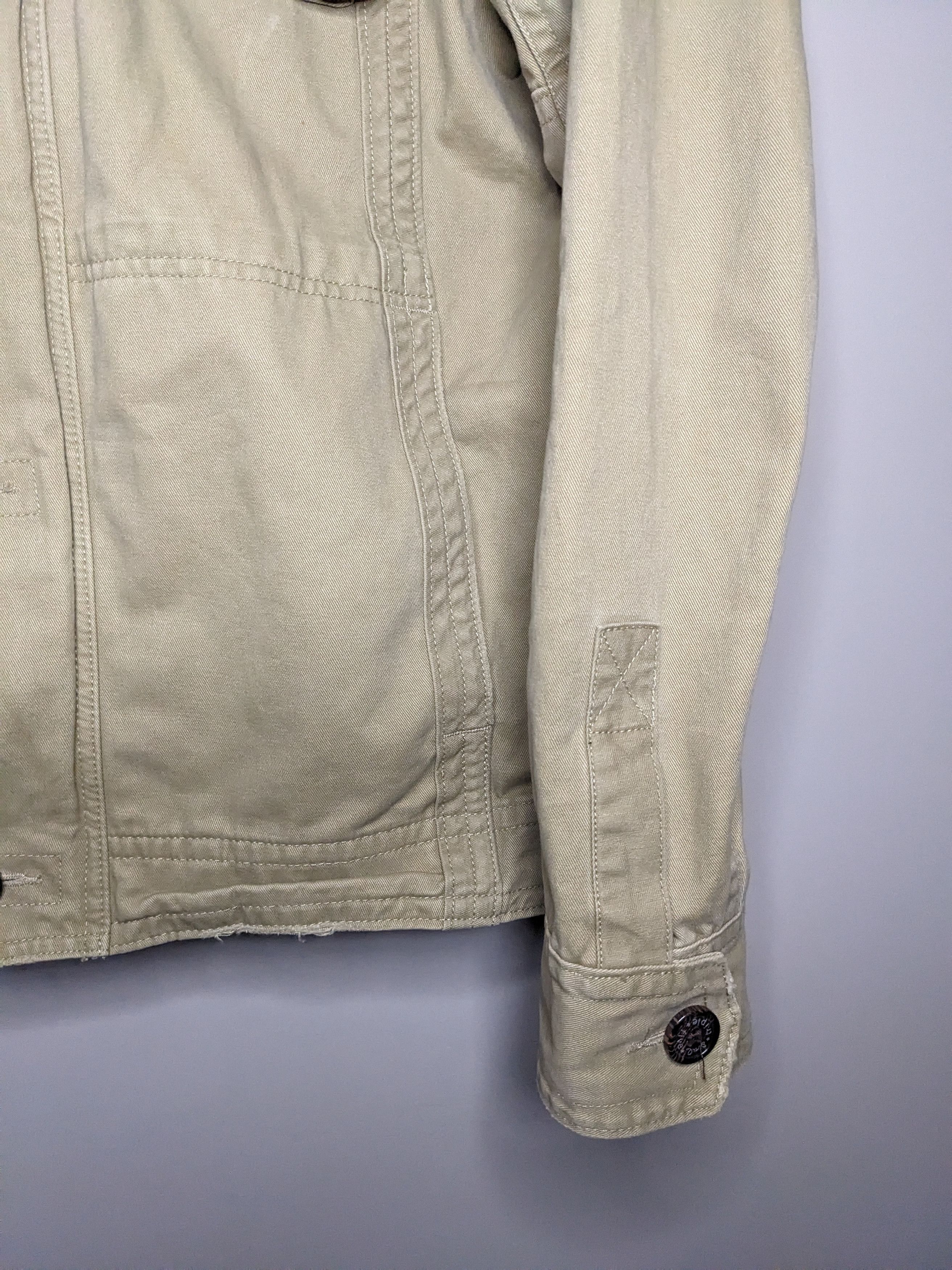 Triple 5 Soul VTG Triple Five Soul Military Field Jacket Large Canvas Y2K Size US L / EU 52-54 / 3 - 3 Thumbnail