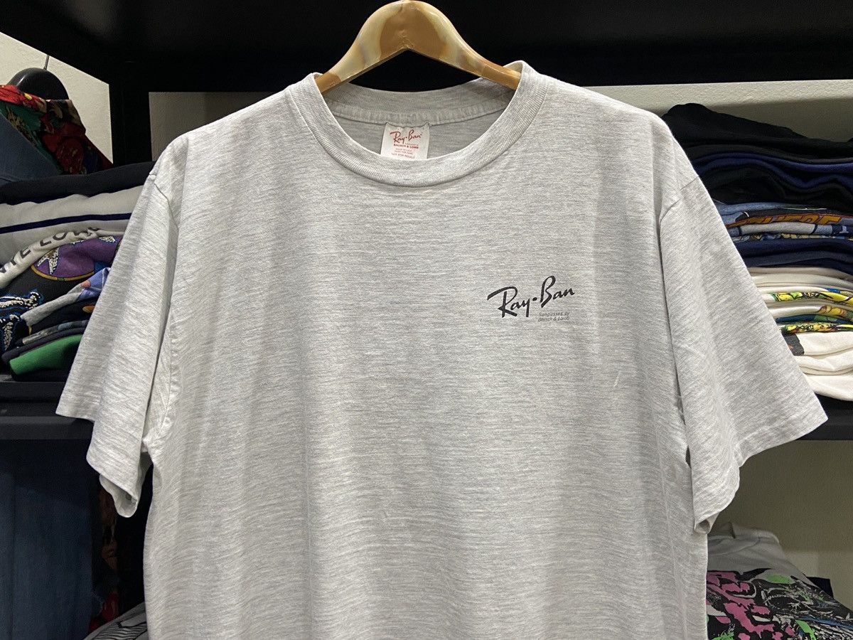 Bausch & Lomb × RayBan Vintage 90s RayBan Cats Bausch & Lomb Sunglasses T-Shirt Size US XL / EU 56 / 4 - 3 Thumbnail