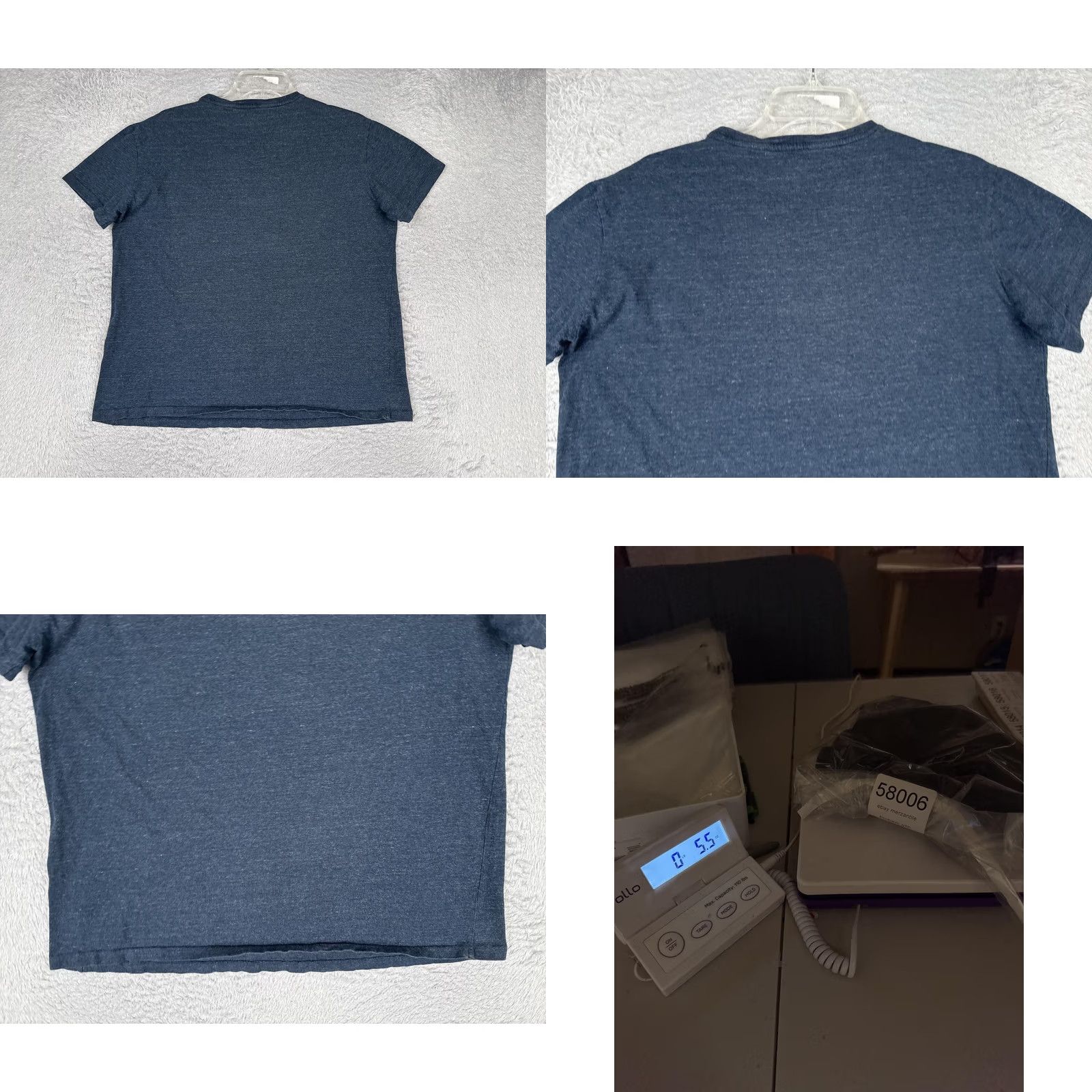 Polo Ralph Lauren Polo Ralph Lauren Shirt Mens Medium Blue V-Neck Short Sleeve Logo Jersey Tee Size US M / EU 48-50 / 2 - 9 Thumbnail
