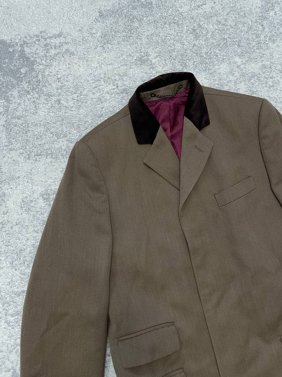 Charles Tyrwhitt Charles Tyrwhitt Men's Wool Overcoat Classic Made in England Size US M / EU 48-50 / 2 - 2 Thumbnail