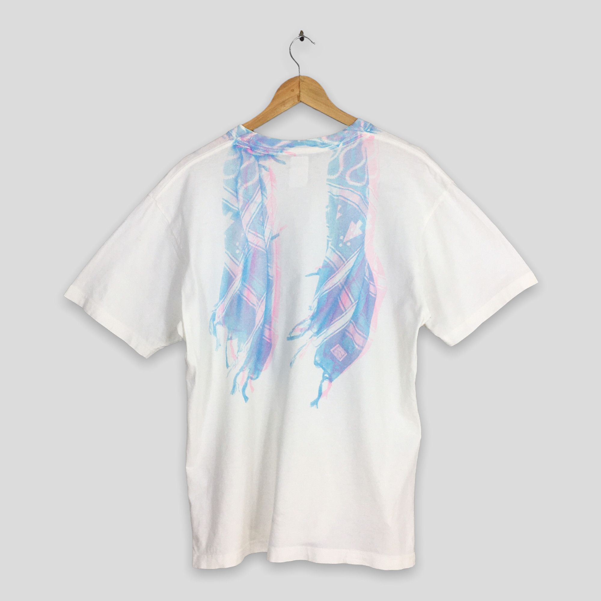 Japanese Brand Neighborhood Japan Scarf Pop Art White Tshirt Medium Size US M / EU 48-50 / 2 - 8 Thumbnail
