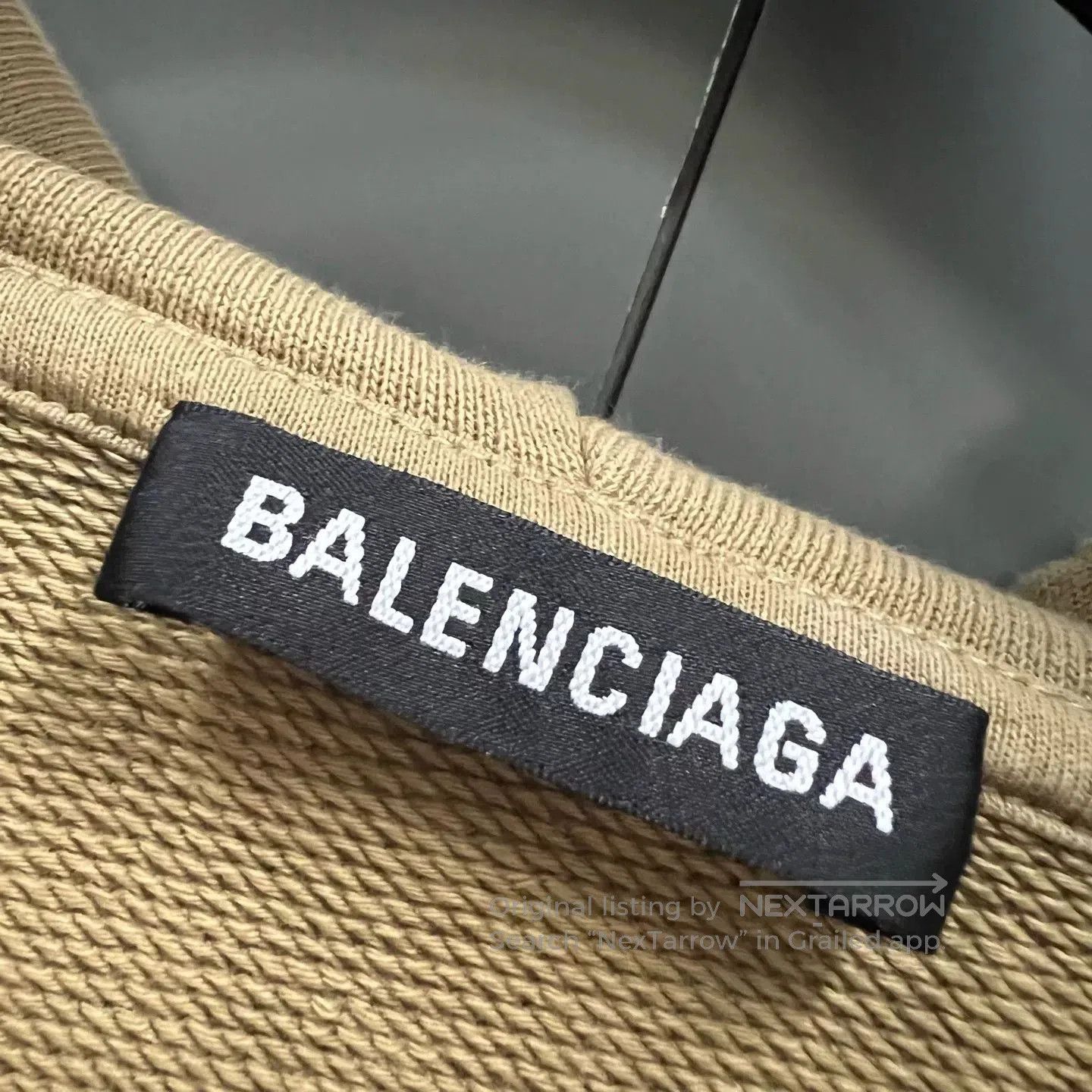 Balenciaga Balenciaga BB Logo Beige Hoodie. Size US M / EU 48-50 / 2 - 3 Thumbnail