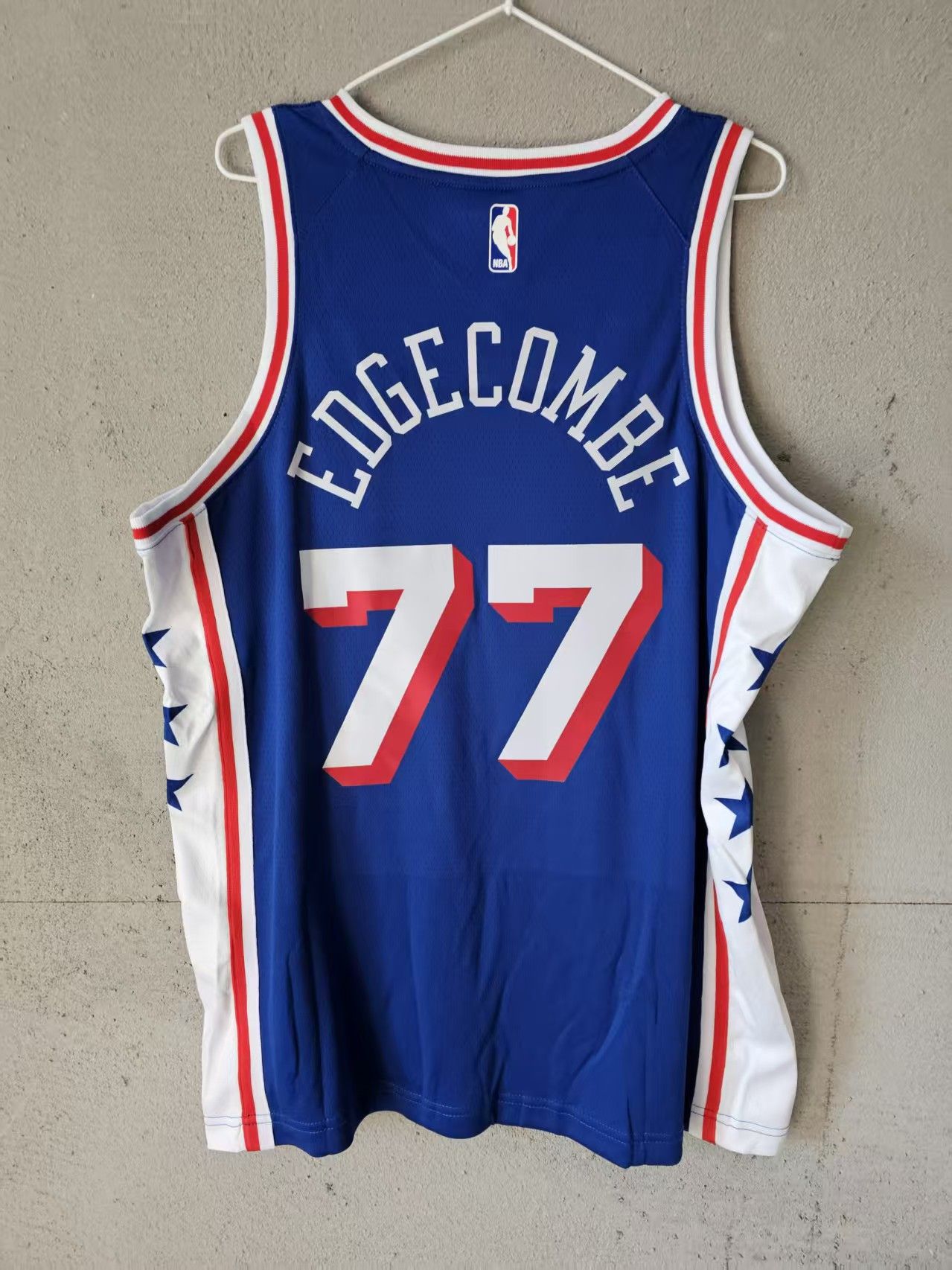 NBA 76ers 77 VJ Edgecombe Jersey 26 City Edition Size US M / EU 48-50 / 2 - 1 Thumbnail