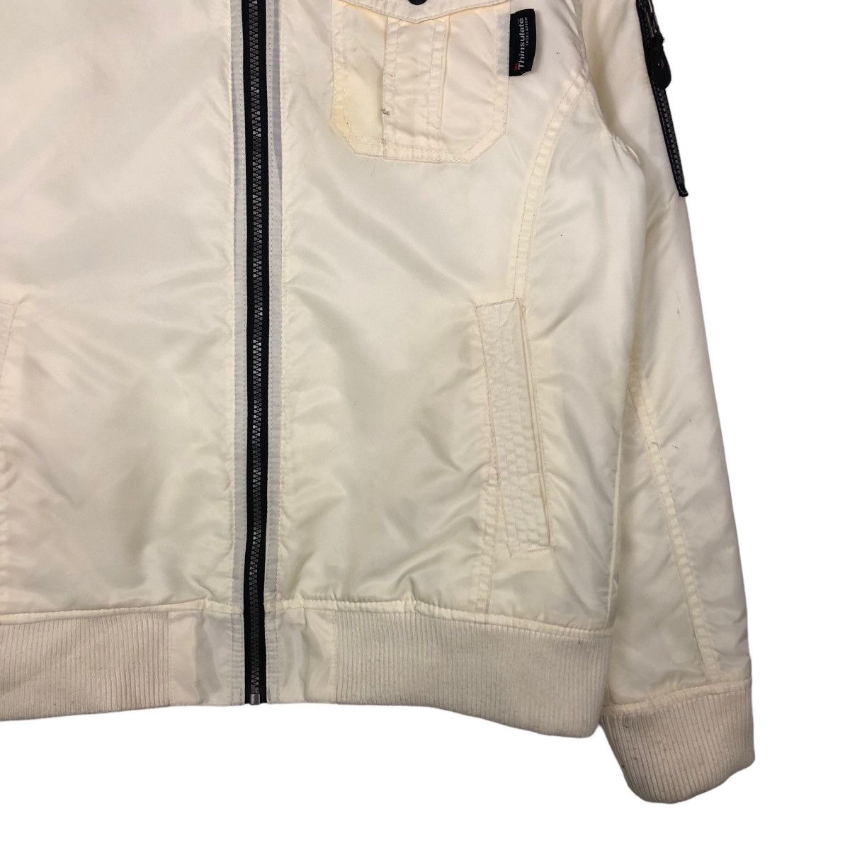 Japanese Brand 🔥Vintage Bomber Jacket Crebar Garments Inspire Issey Miyake Size US L / EU 52-54 / 3 - 5 Thumbnail