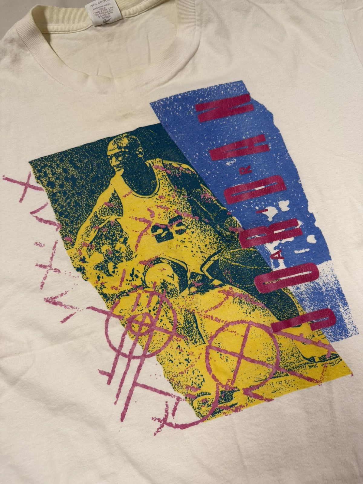 Nike 1990s Nike Michael Jordan T-shirt Vintage Single Stitch Size US L / EU 52-54 / 3 - 2 Thumbnail