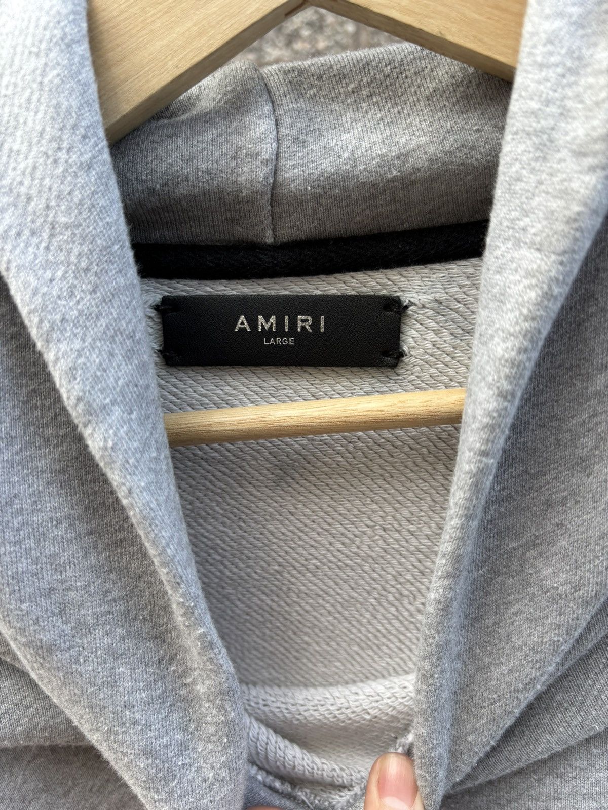 Amiri Grey Amiri Heavyweight Lovers Hoodie Size US L / EU 52-54 / 3 - 2 Thumbnail
