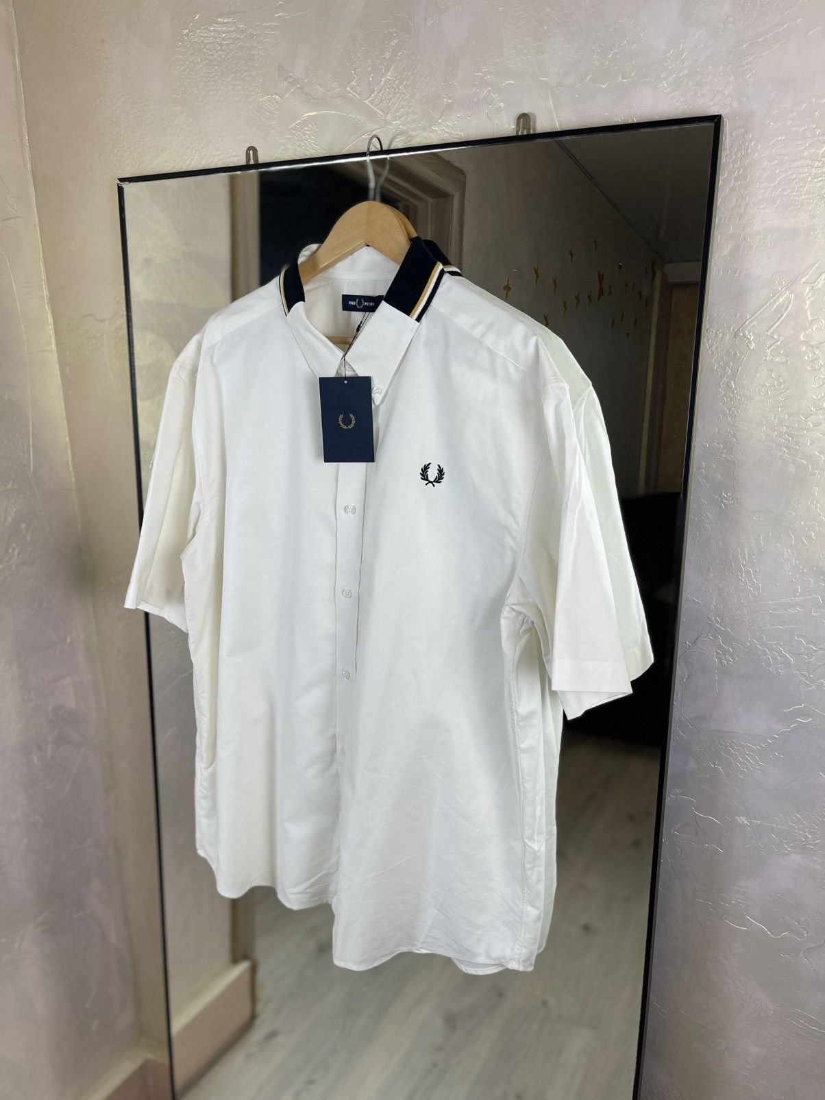 Fred Perry Fred Perry Oxford Shirt / Twin Tipped Bomber Collar Size US XXL / EU 58 / 5 - 2 Thumbnail