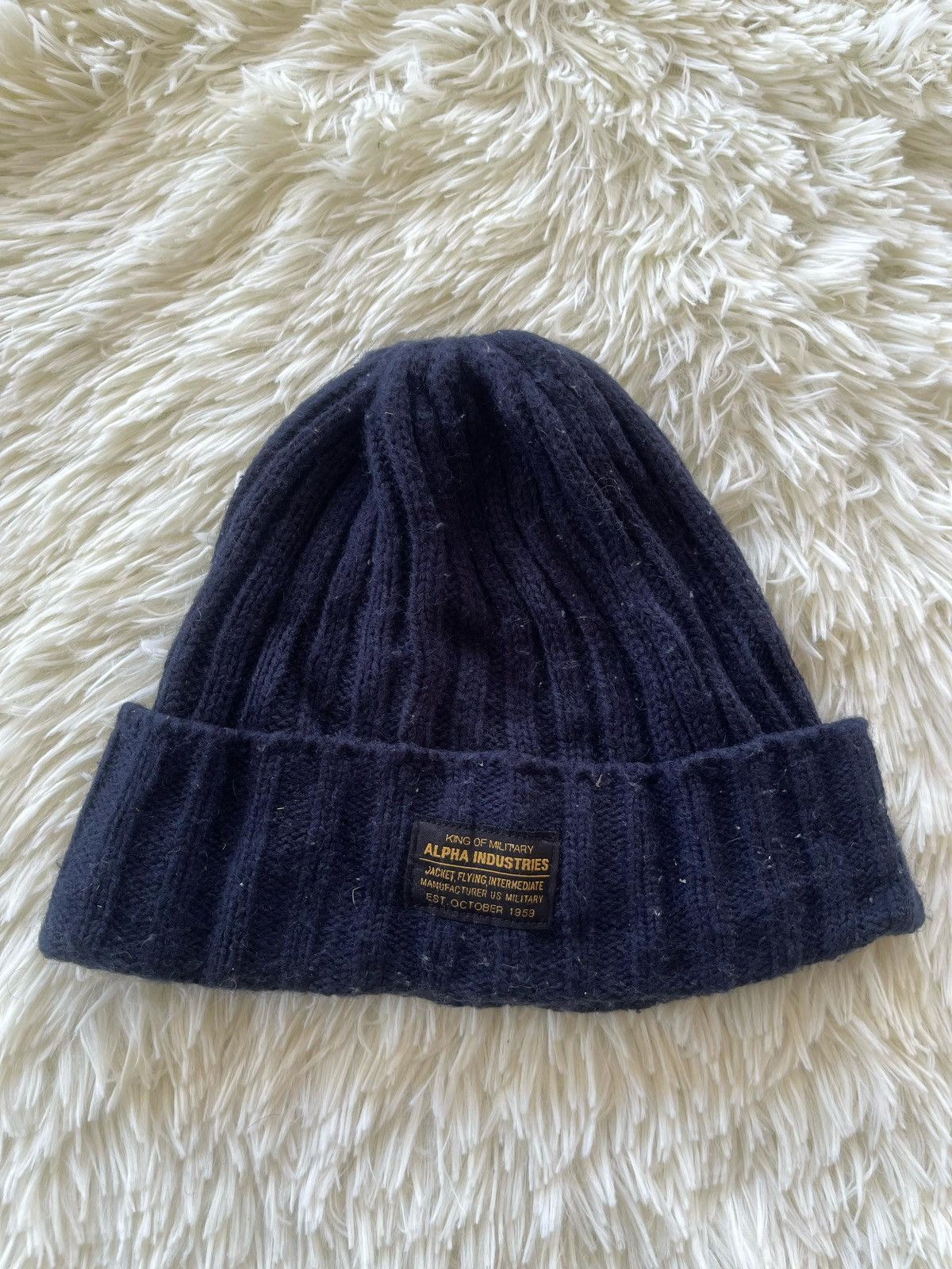 Alpha Industries Alpha Industries Military Beanie Hat Size ONE SIZE - 1 Thumbnail