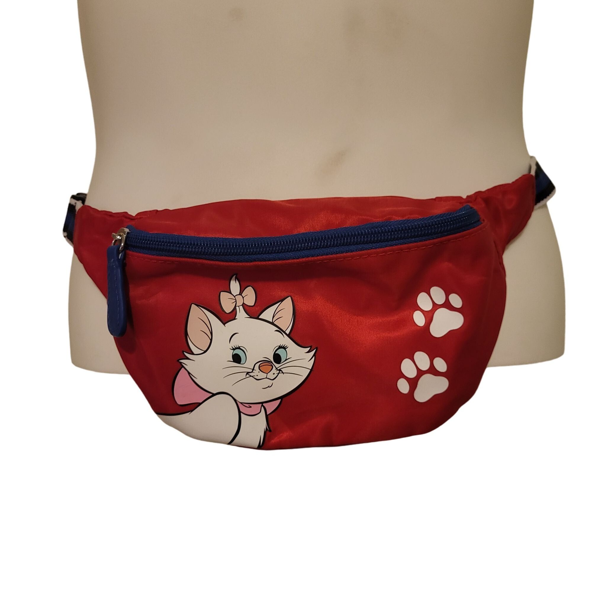 Disney Loungefly MARIE Fanny Pack Waist Bag Red Vacation