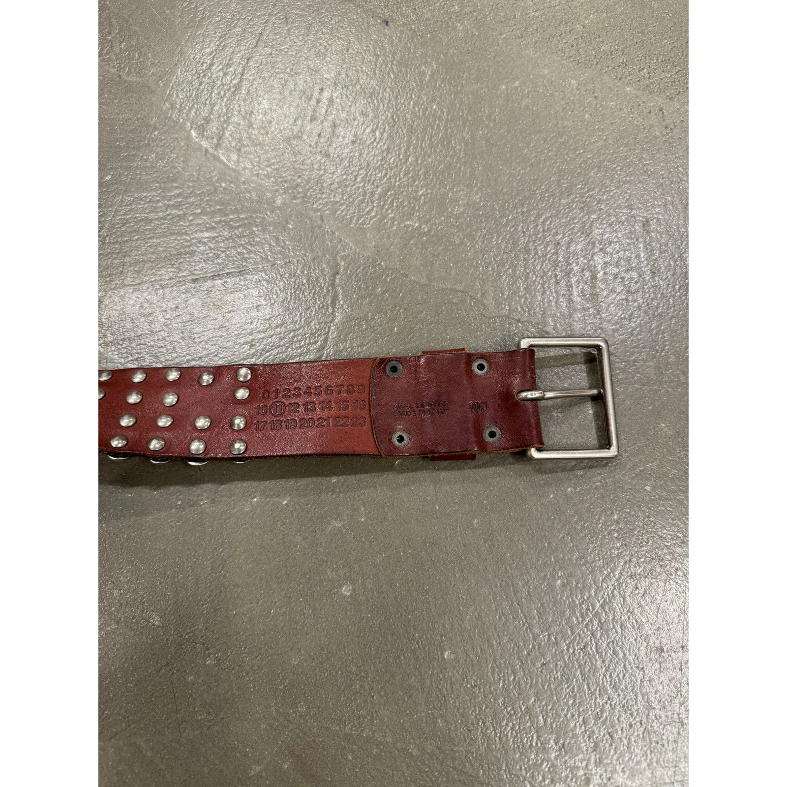 Maison Margiela 2000s Maison Margiela rare oversize studded heavy belt Size ONE SIZE - 8 Thumbnail