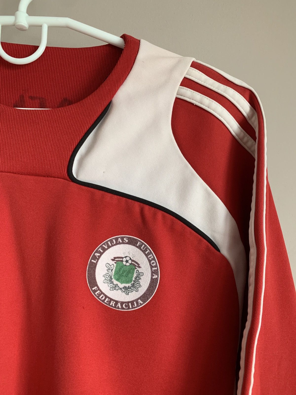 Vintage Latvia Vintage Football Sweatshirt Adidas Soccer Small Size US S / EU 44-46 / 1 - 5 Thumbnail