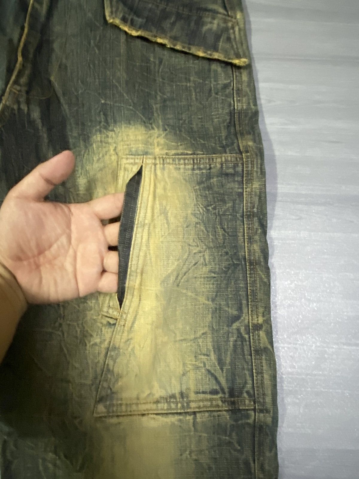 Woolrich Woolen Mills Vintage 90’s WOOLRICH Mudmax Claw Mark Baggy Denim Size US 35 - 8 Thumbnail