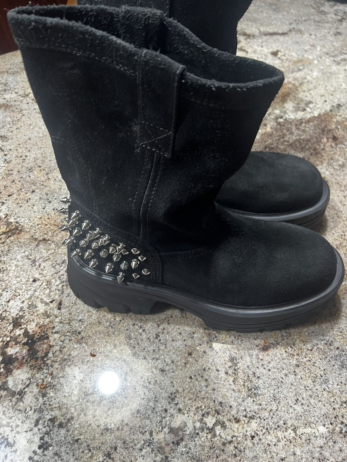 1017 ALYX 9SM 1017 Alyx 9SM Studded Suede Leather Boots Size US 11 / EU 44 - 2 Thumbnail