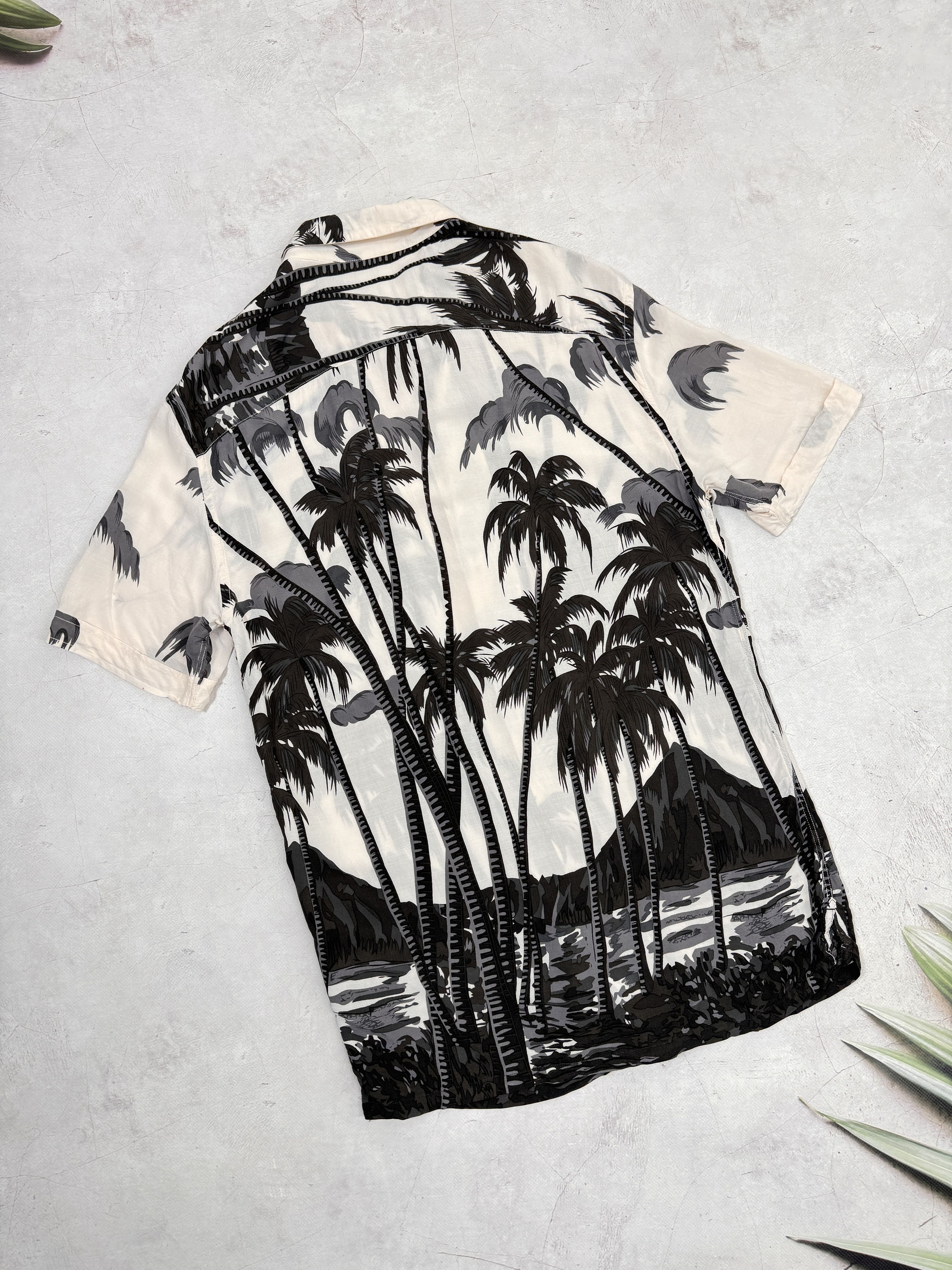 Allsaints Allsaints Hawawiian Shirt Viscose Palmes & Ocean Size US S / EU 44-46 / 1 - 19 Thumbnail