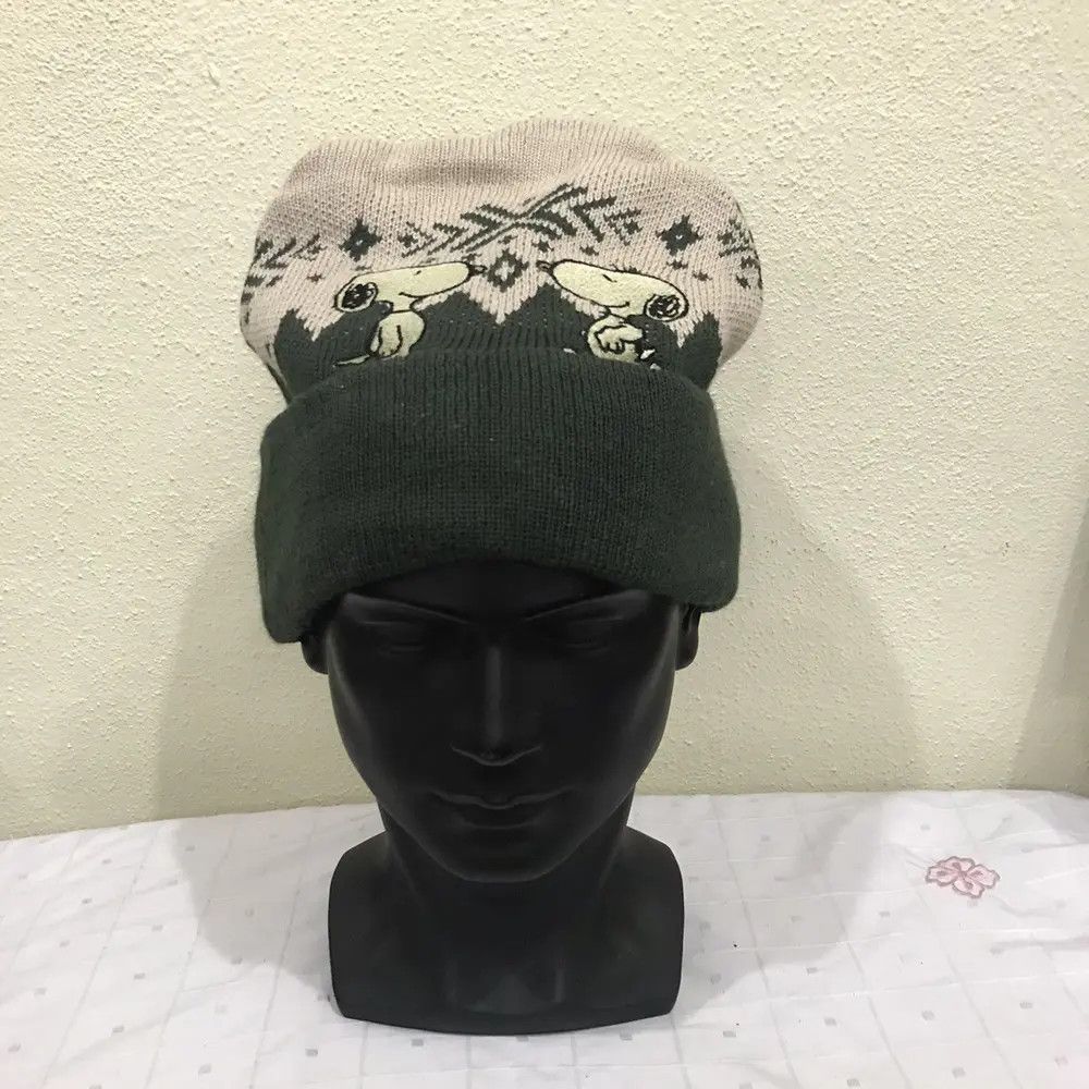 Peanuts × Vintage Peanuts Snoopy Overprint Beanie Hat Size ONE SIZE - 2 Thumbnail