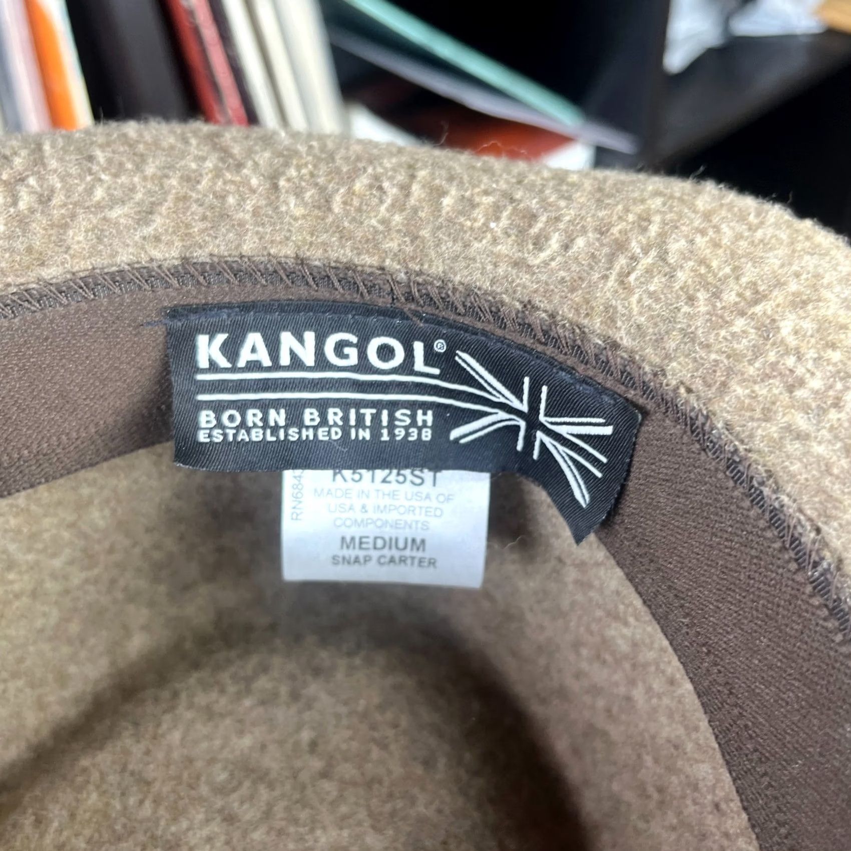 Kangol VINTAGE Kangol Fedora Hat Medium Wool Snap Carter Size ONE SIZE - 7 Thumbnail