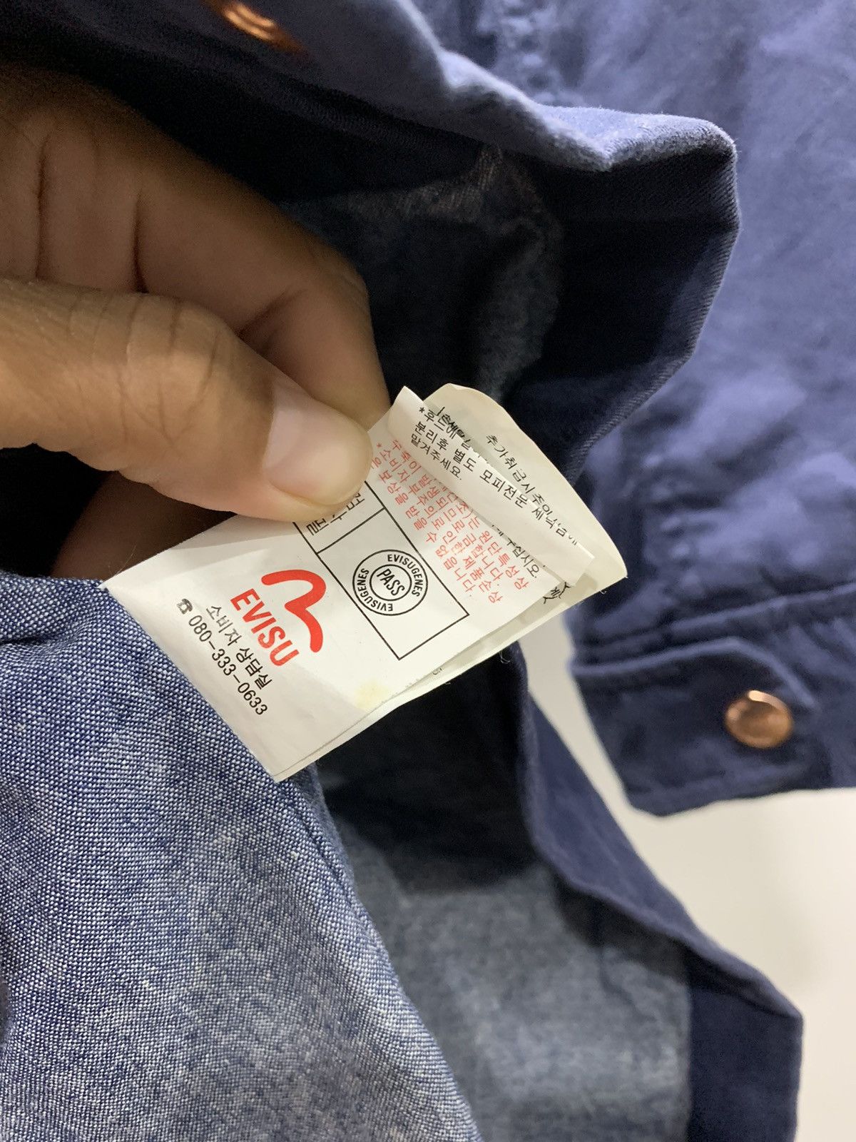 Evisu × Japanese Brand × Vintage Vintage Evisu Long Parka Jacket Size S / US 4 / IT 40 - 10 Thumbnail