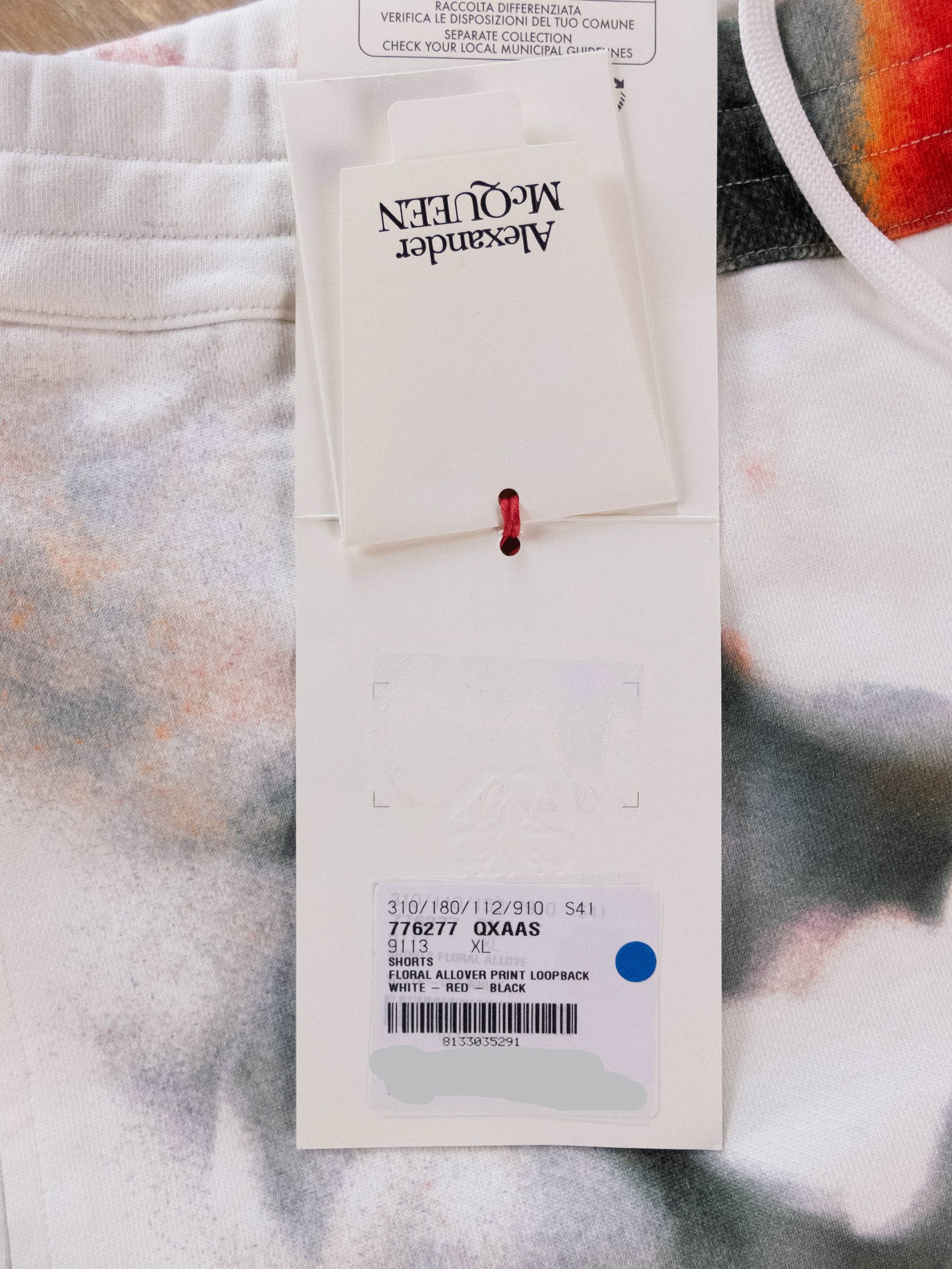 Alexander McQueen ALEXANDER MCQUEEN white floral print cotton shorts XL NWT Size US 36 / EU 52 - 5 Thumbnail