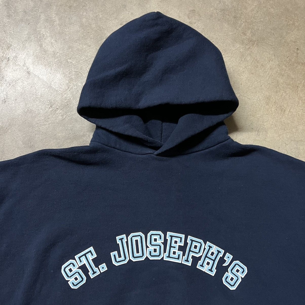 Russell Athletic × Vintage Vintage 90’s St. Joseph’s Russell Athletic Hoodie Sweater Size US XL / EU 56 / 4 - 1 Thumbnail