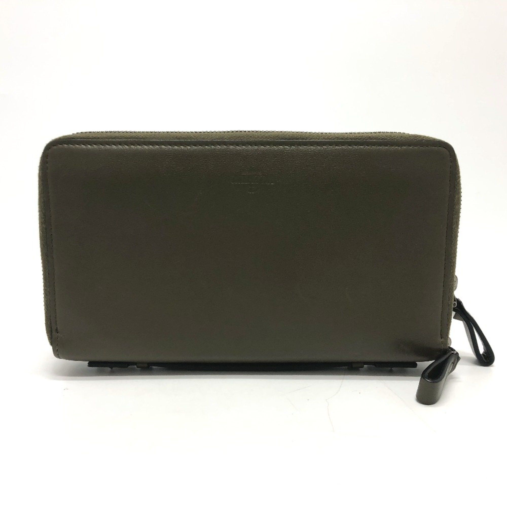 Valentino Valentino-Galavani Rock studs Wallet Long Wallet khaki SilverHardware Size ONE SIZE - 1 Thumbnail