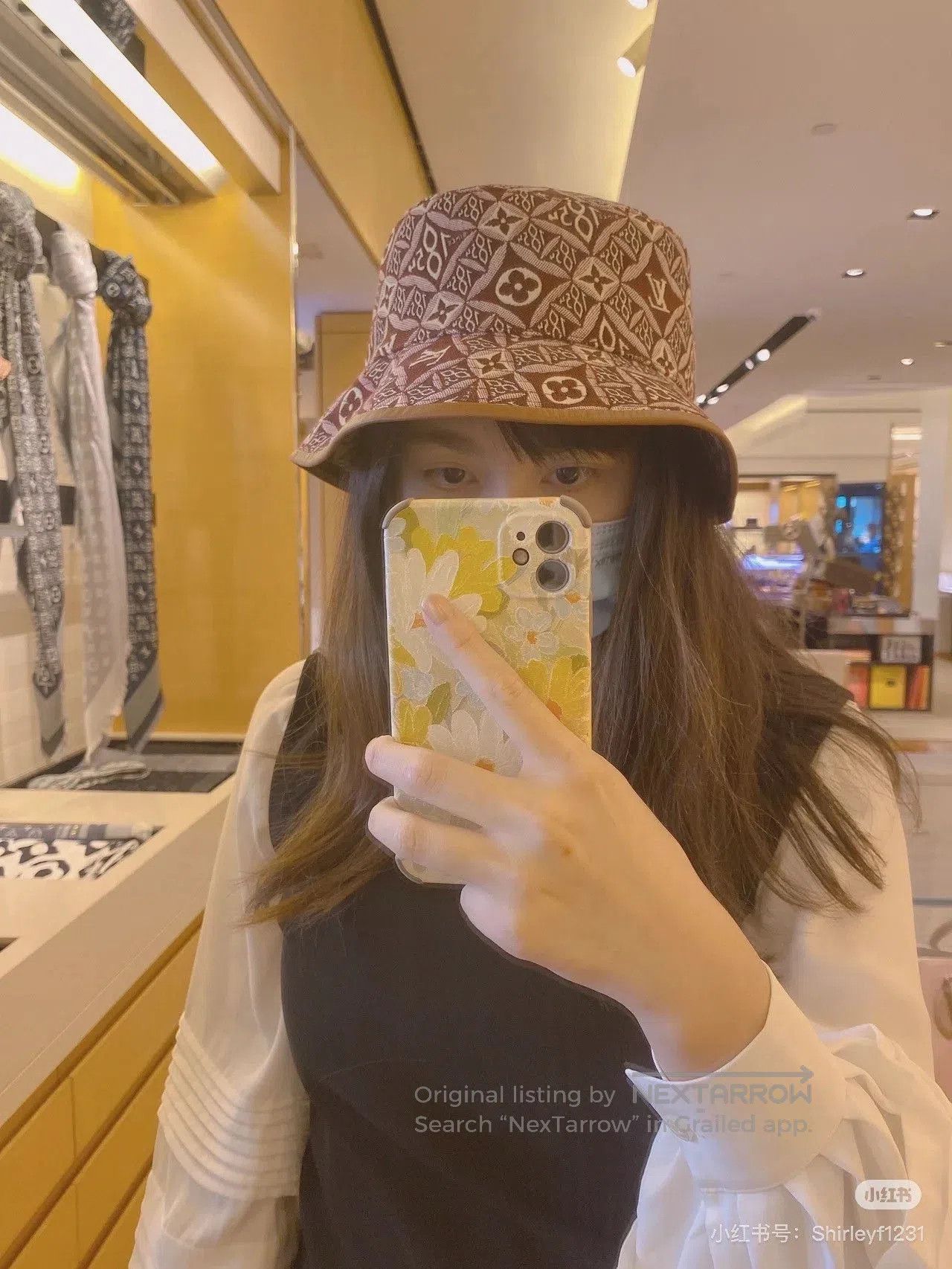 Louis Vuitton LV 1854 Monogram Bucket Hat. Size ONE SIZE - 6 Thumbnail