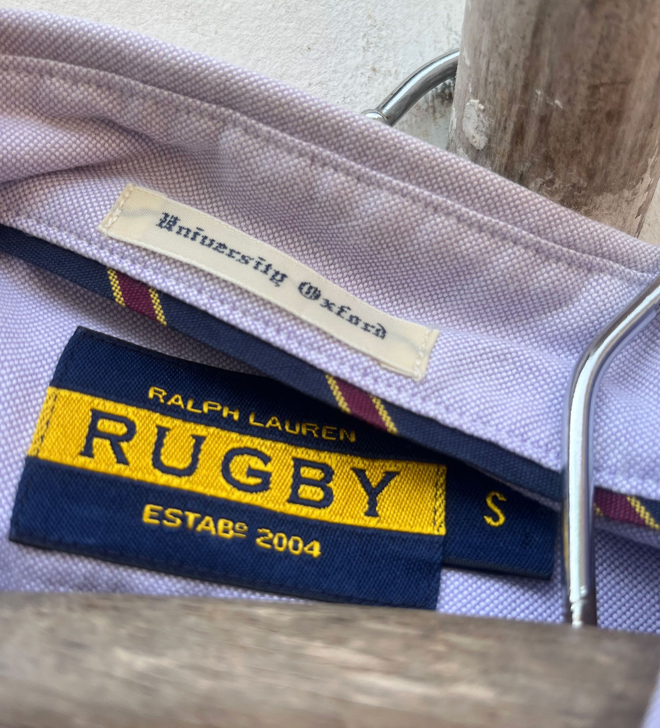 Polo Ralph Lauren Polo Ralph Lauren Rugby Oxford Long Sleeve Dress Shirt Size US S / EU 44-46 / 1 - 3 Thumbnail