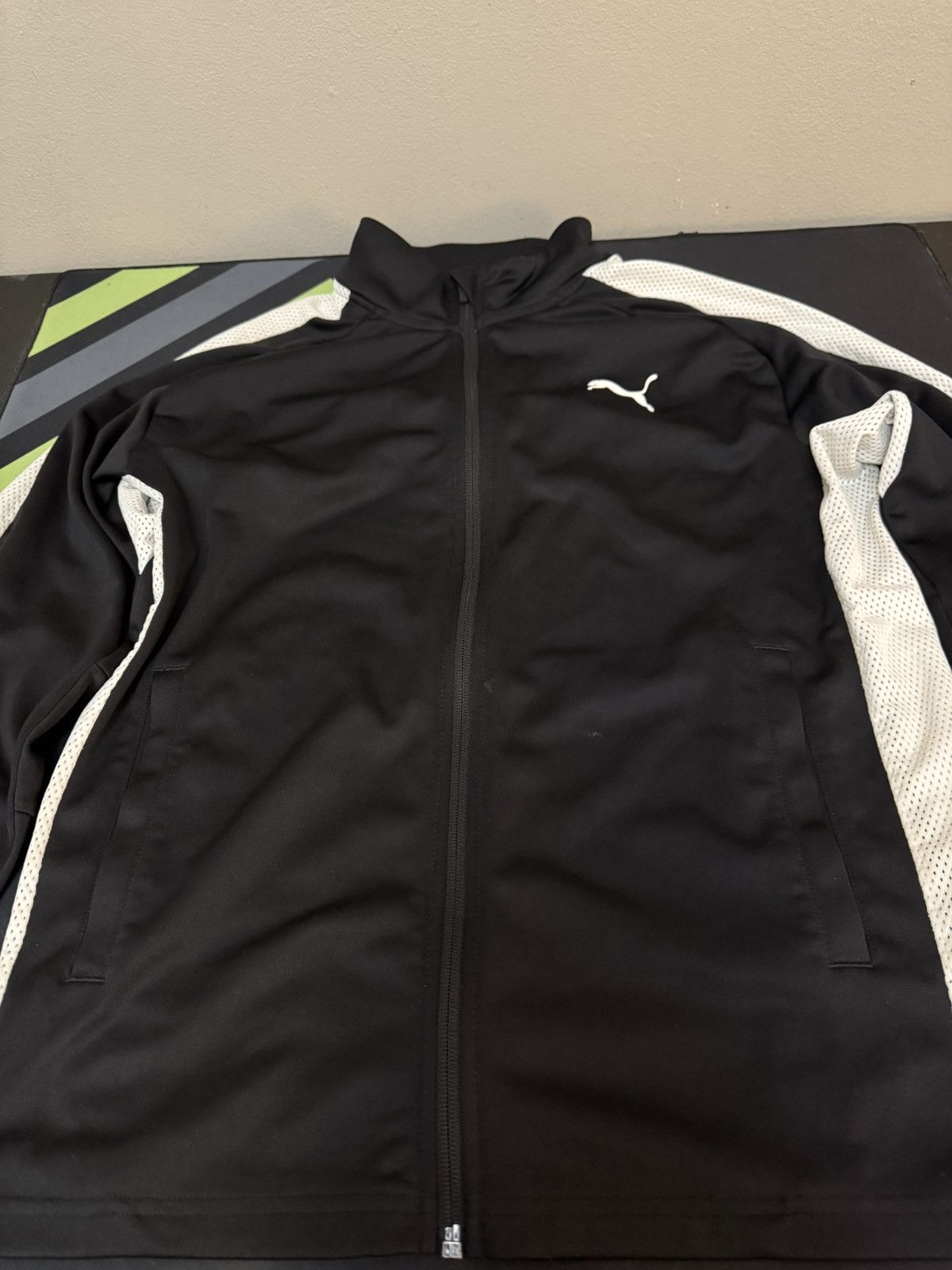 Puma Puma Tracksuit Jacket Black White Men Size Small Size US S / EU 44-46 / 1 - 2 Thumbnail