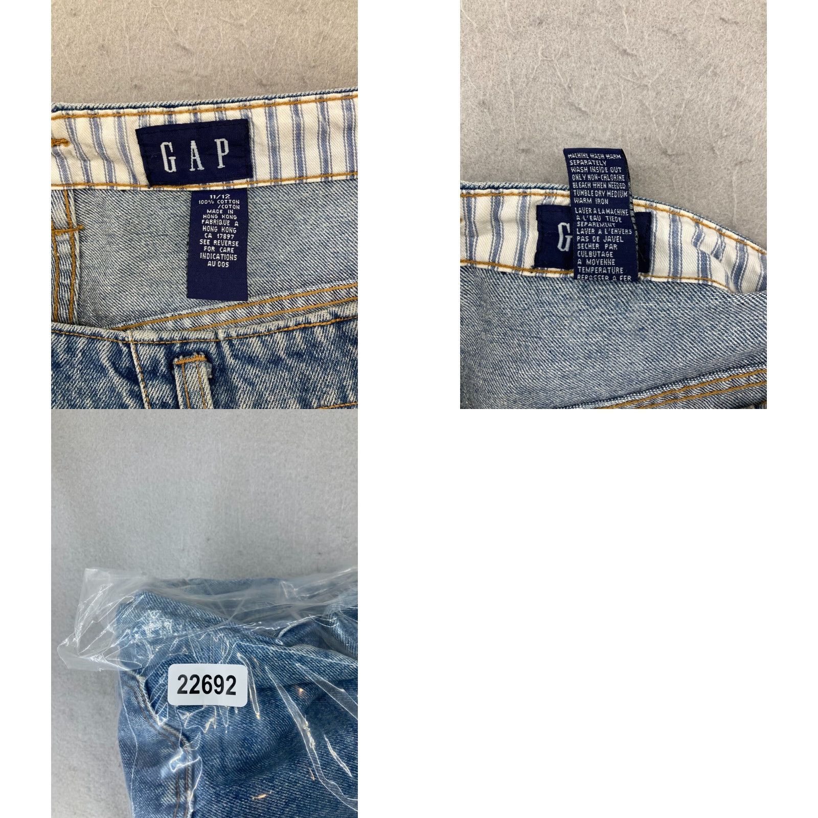 Gap VINTAGE Gap Womens Jeans 11 High Rise Tapered Blue 90s Retro Mens Size 32" / US 10 / IT 46 - 8 Thumbnail